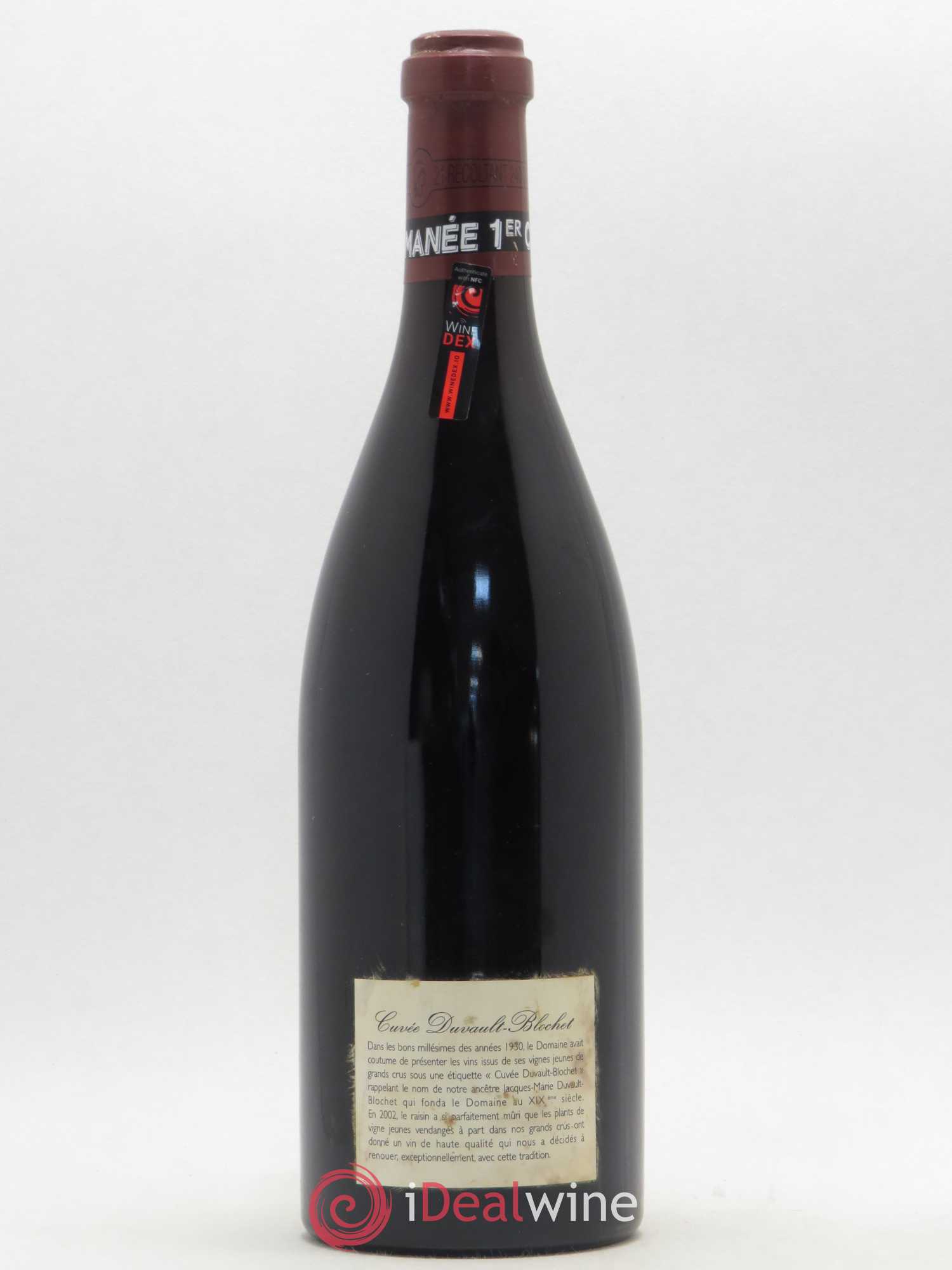 Vosne-Romanée 1er Cru Cuvée Duvault Blochet Domaine de la Romanée-Conti 2002 - Lot de 1 bouteille - 1