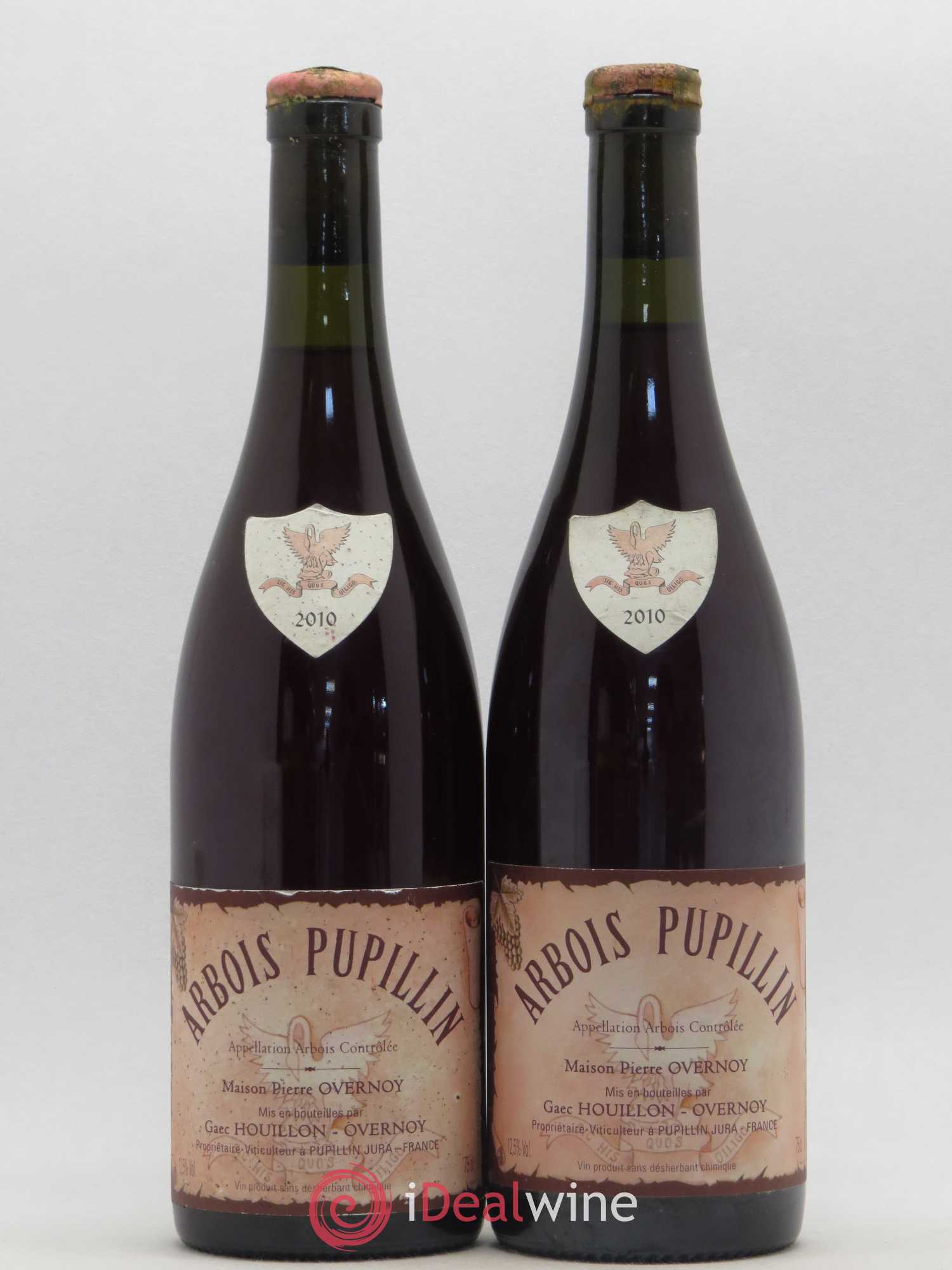 Arbois-Pupillin Poulsard (cire rouge) Overnoy-Houillon (Domaine) 2010 - Lot de 2 bouteilles - 0