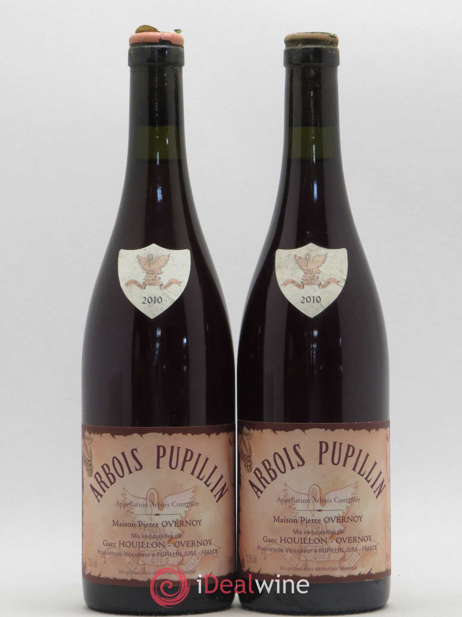Arbois-Pupillin Poulsard (cire rouge) Overnoy-Houillon (Domaine) 2010 - Lot de 2 bouteilles - 0