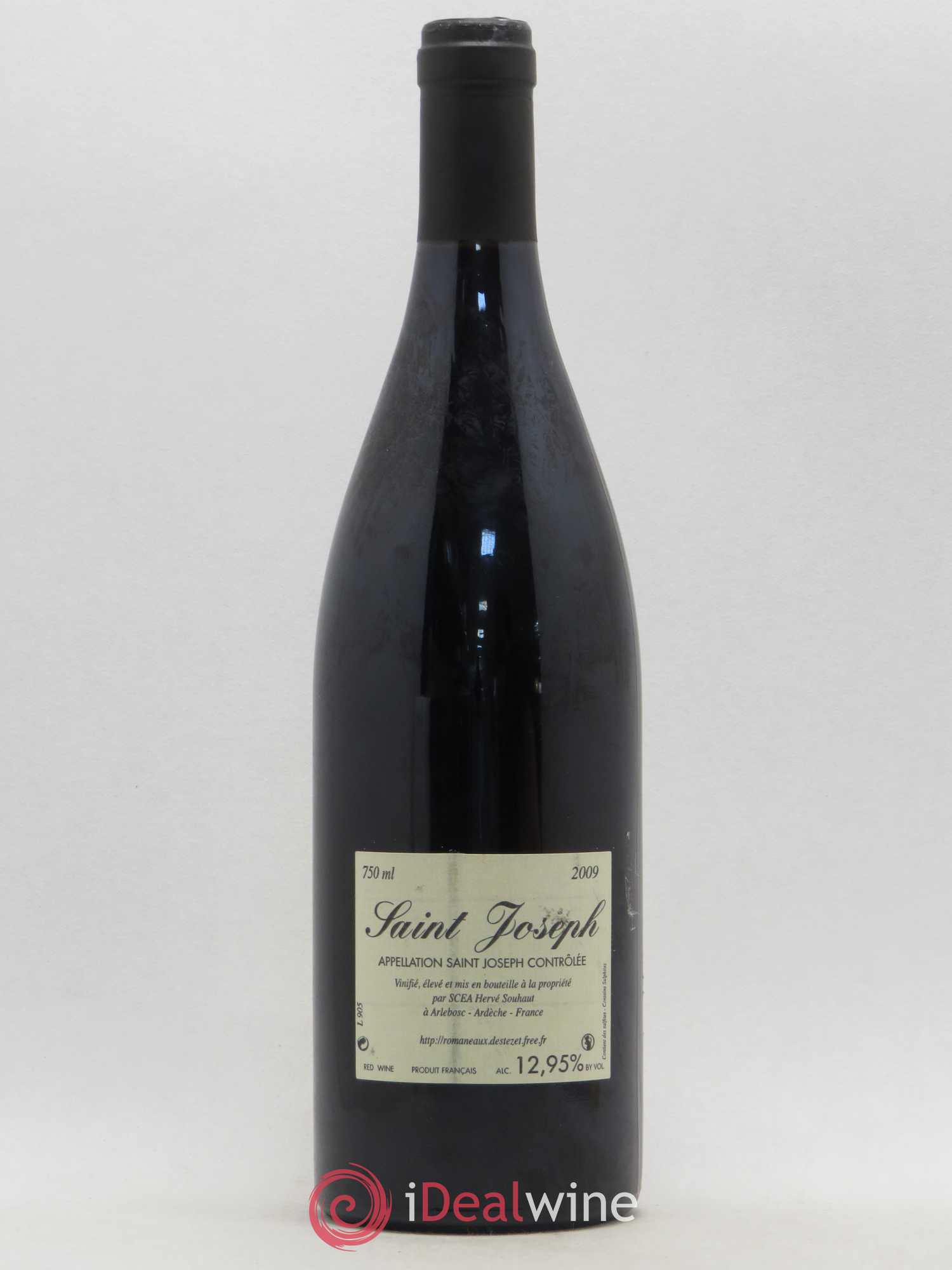 Saint-Joseph Sainte Epine Hervé Souhaut - Domaine Romaneaux-Destezet 2009 - Lot de 1 bouteille - 1