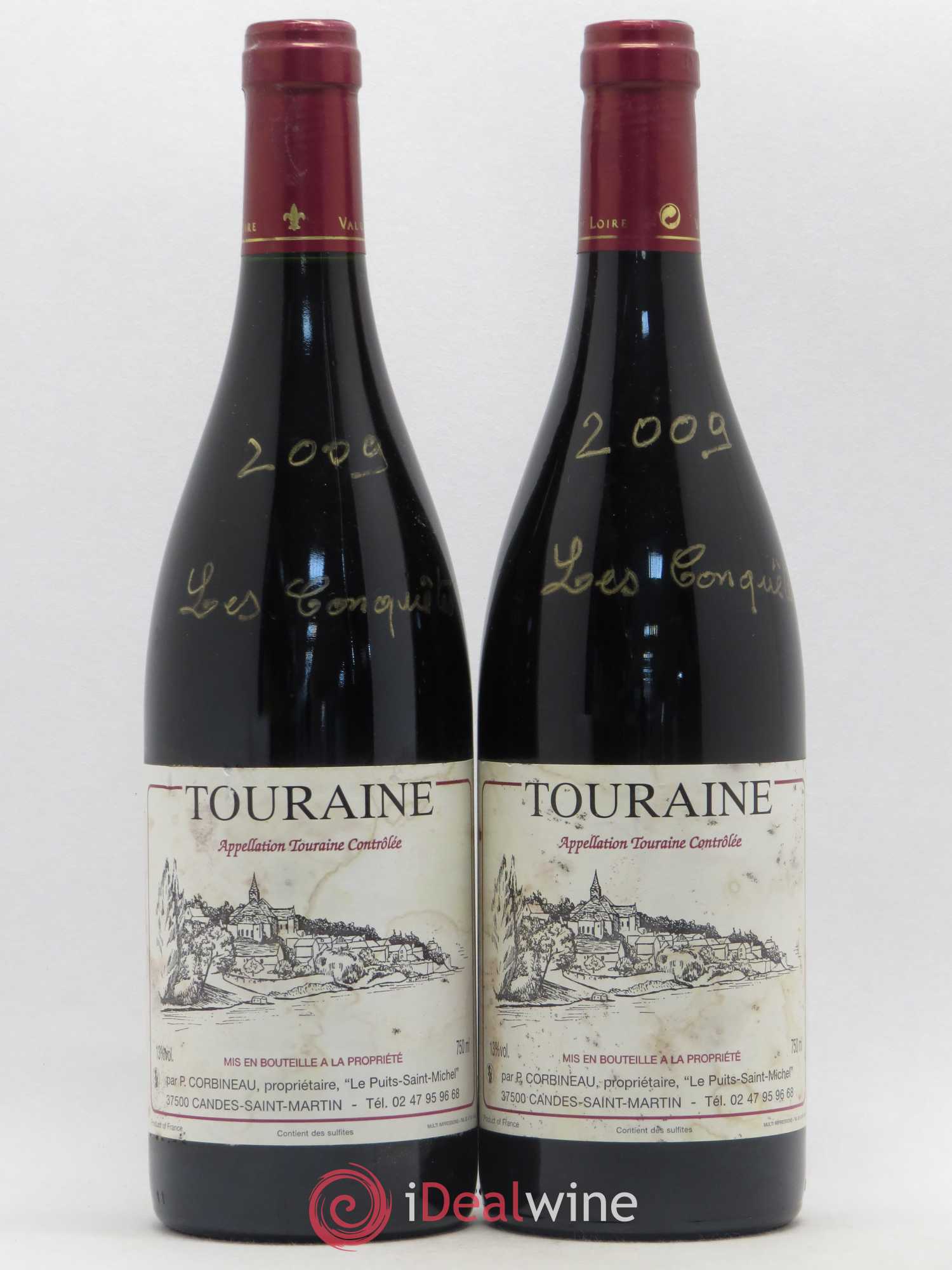 Touraine Patrick Corbineau Les Conquetes 2009 - Lot de 2 bouteilles - 0