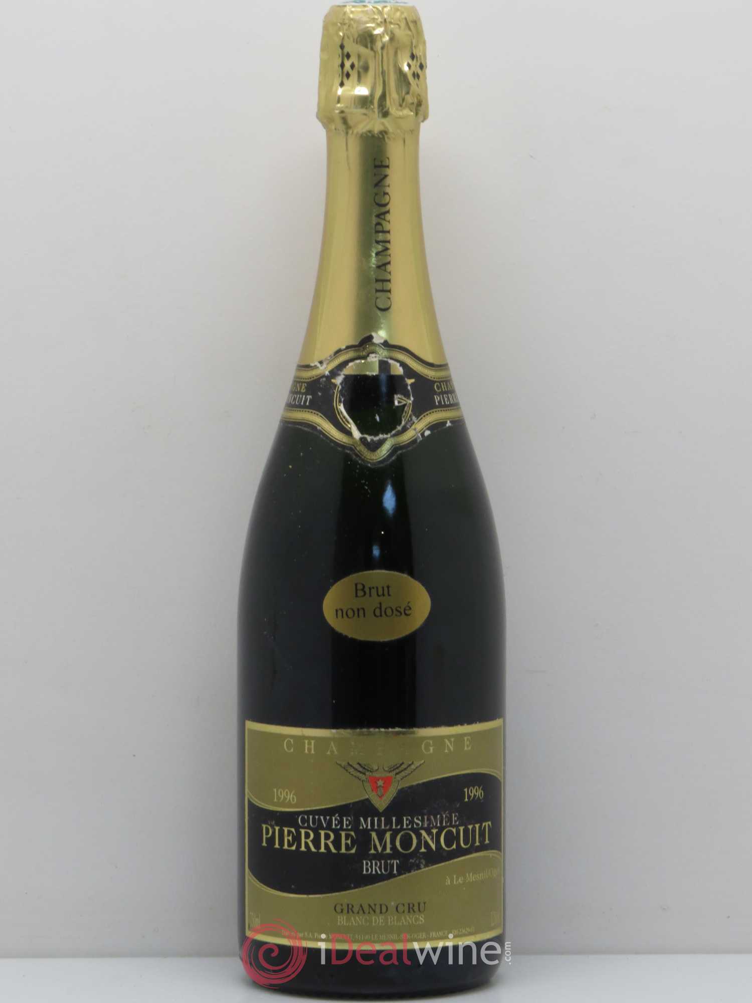 Blanc de Blancs Brut Non dosé Pierre Moncuit 1996 - Lot de 1 bouteille - 0