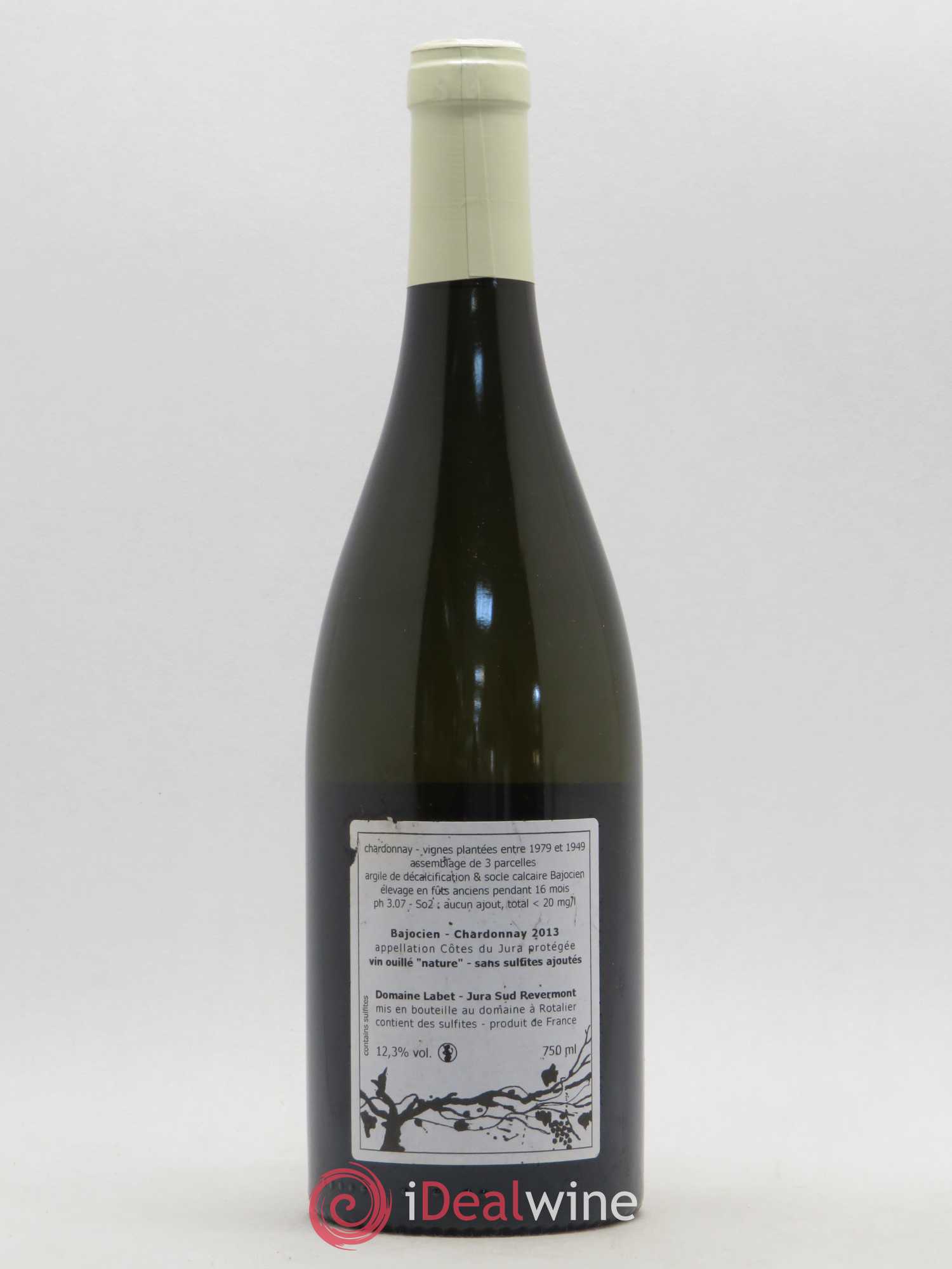 Côtes du Jura Chardonnay Bajocien Romain - Julien - Charline Labet 2013 - Lot de 1 bouteille - 1