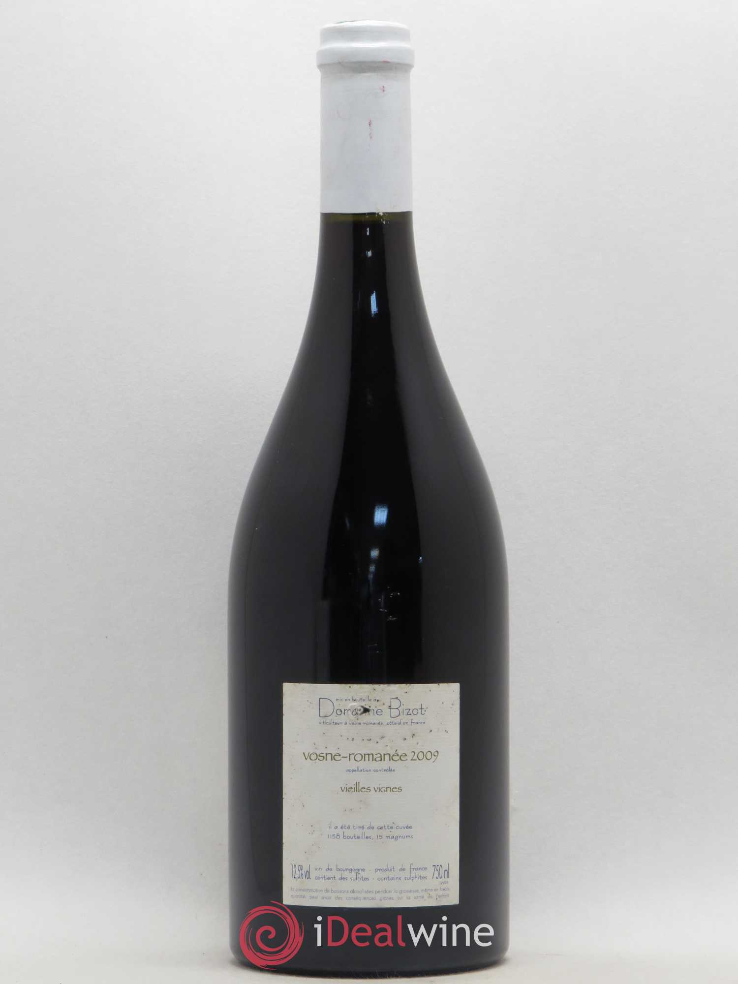 Vosne-Romanée Vieilles Vignes Bizot (Domaine) 2009 - Lot de 1 bouteille - 1