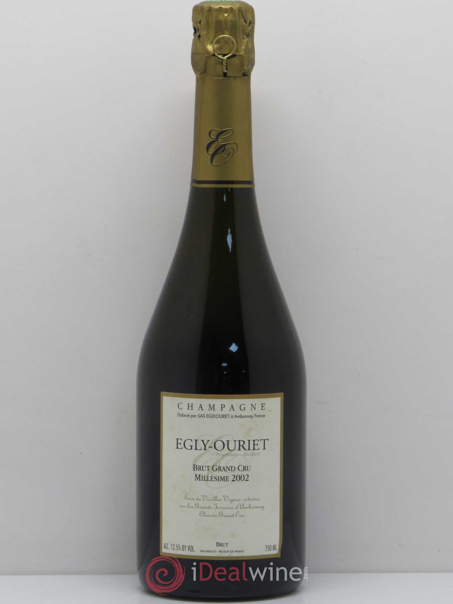 Grand Cru Brut Egly-Ouriet 2002 - Lot de 1 bouteille - 0