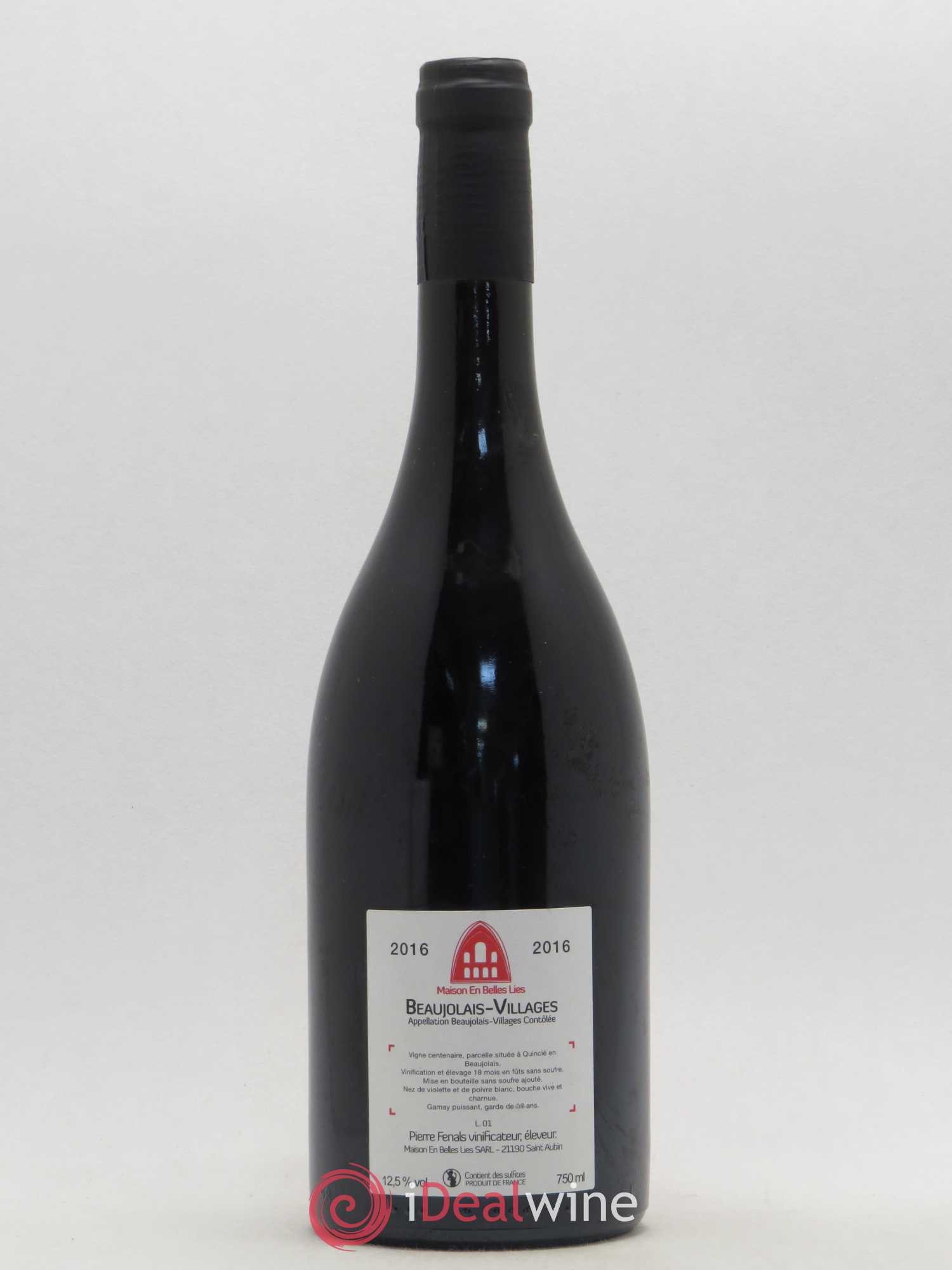 Beaujolais Villages Maison En Belles Lies 2016 - Lot de 1 bouteille - 1