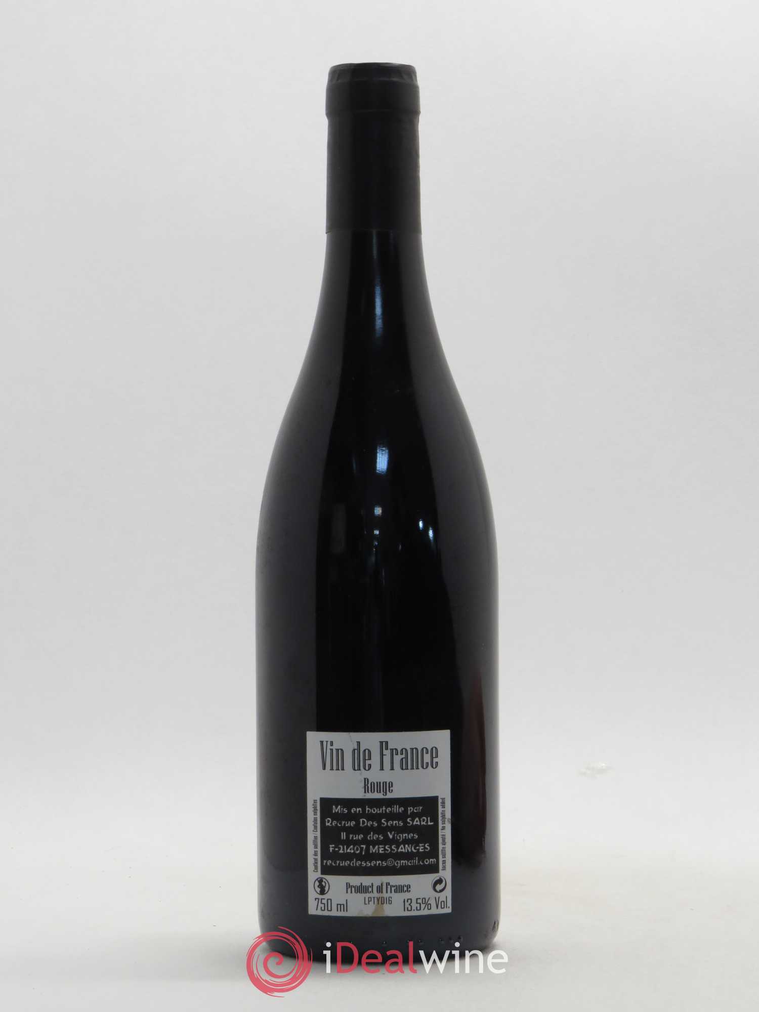 Vin de France Les Ponts Domaine Recrue des Sens - Yann Durieux 2016 - Posten von 1 Flasche - 1