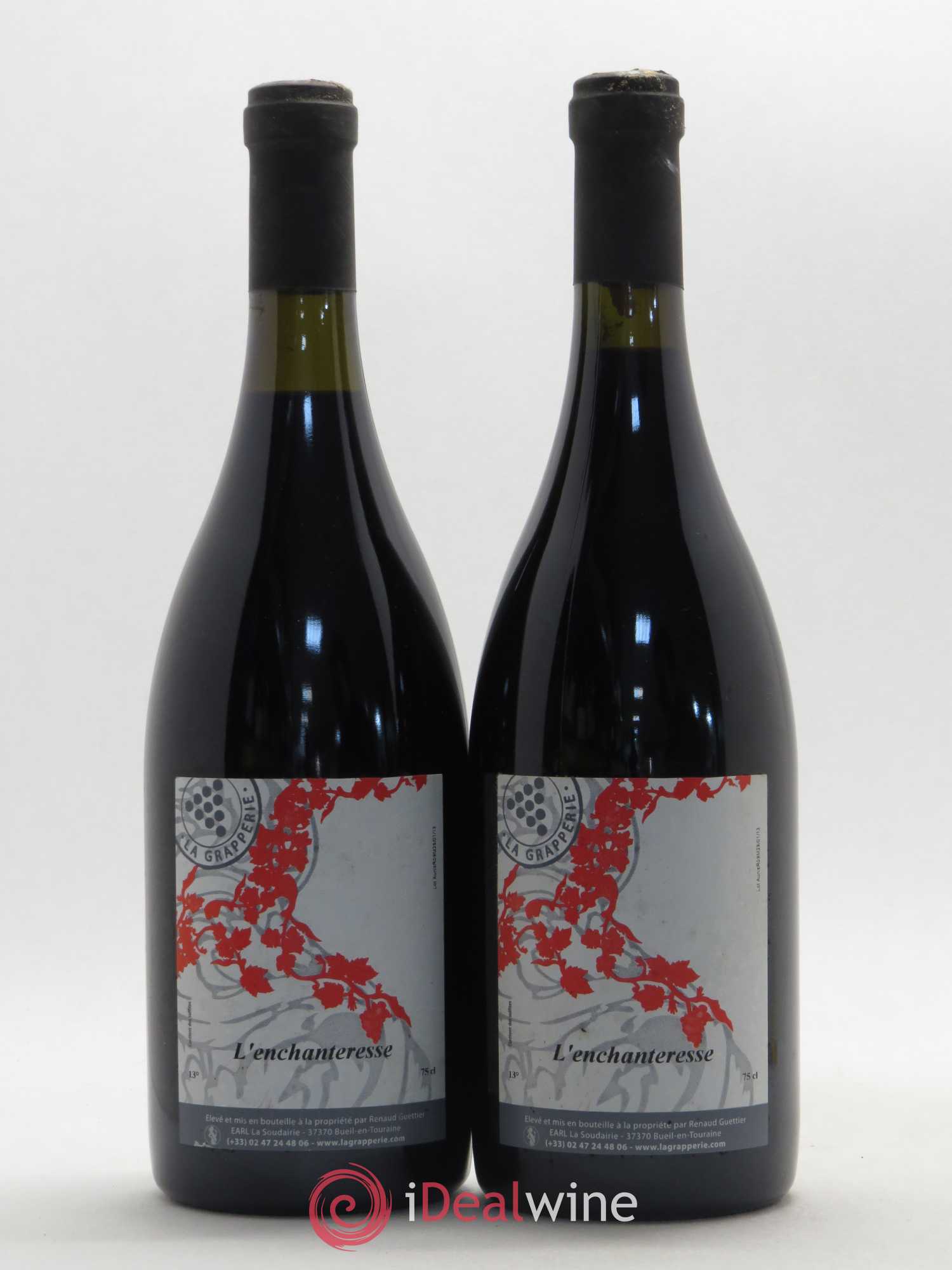 Vin de France L'Enchanteresse La Grapperie - Lot de 2 bouteilles - 0