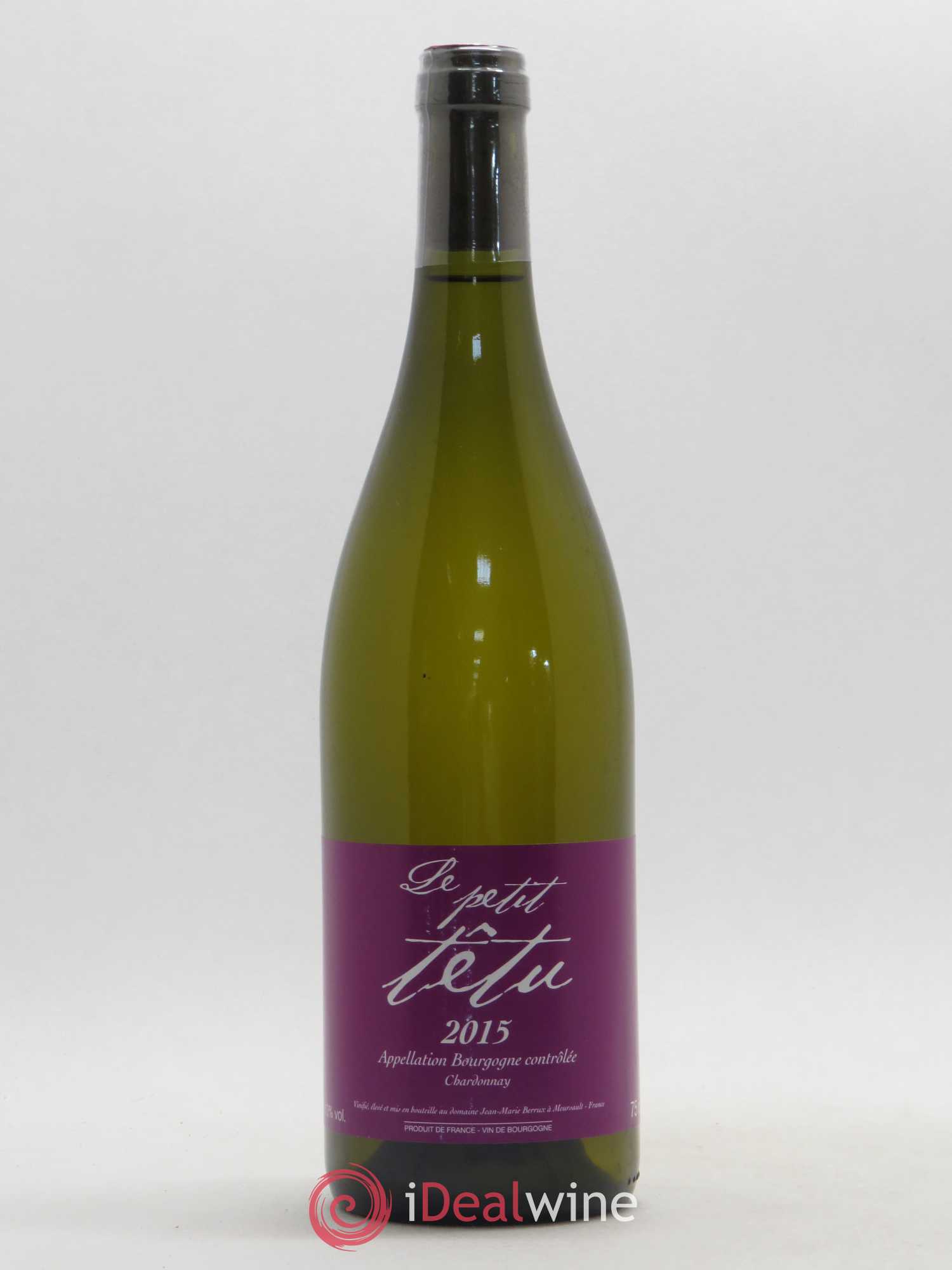 Bourgogne Petit Têtu Domaine Berrux 2015 - Posten von 1 Flasche - 0