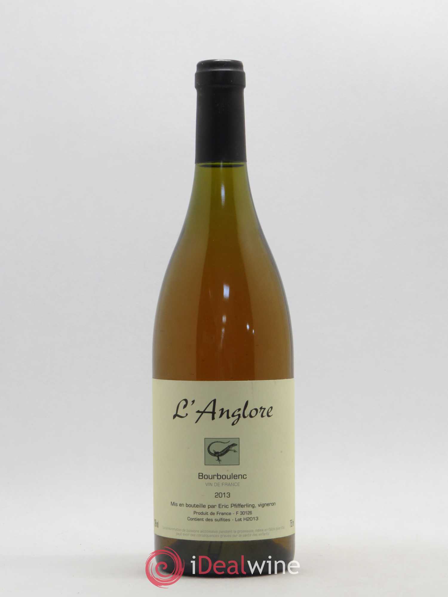 Vin de France Bourboulenc L'Anglore 2013 - Lot de 1 bouteille - 0