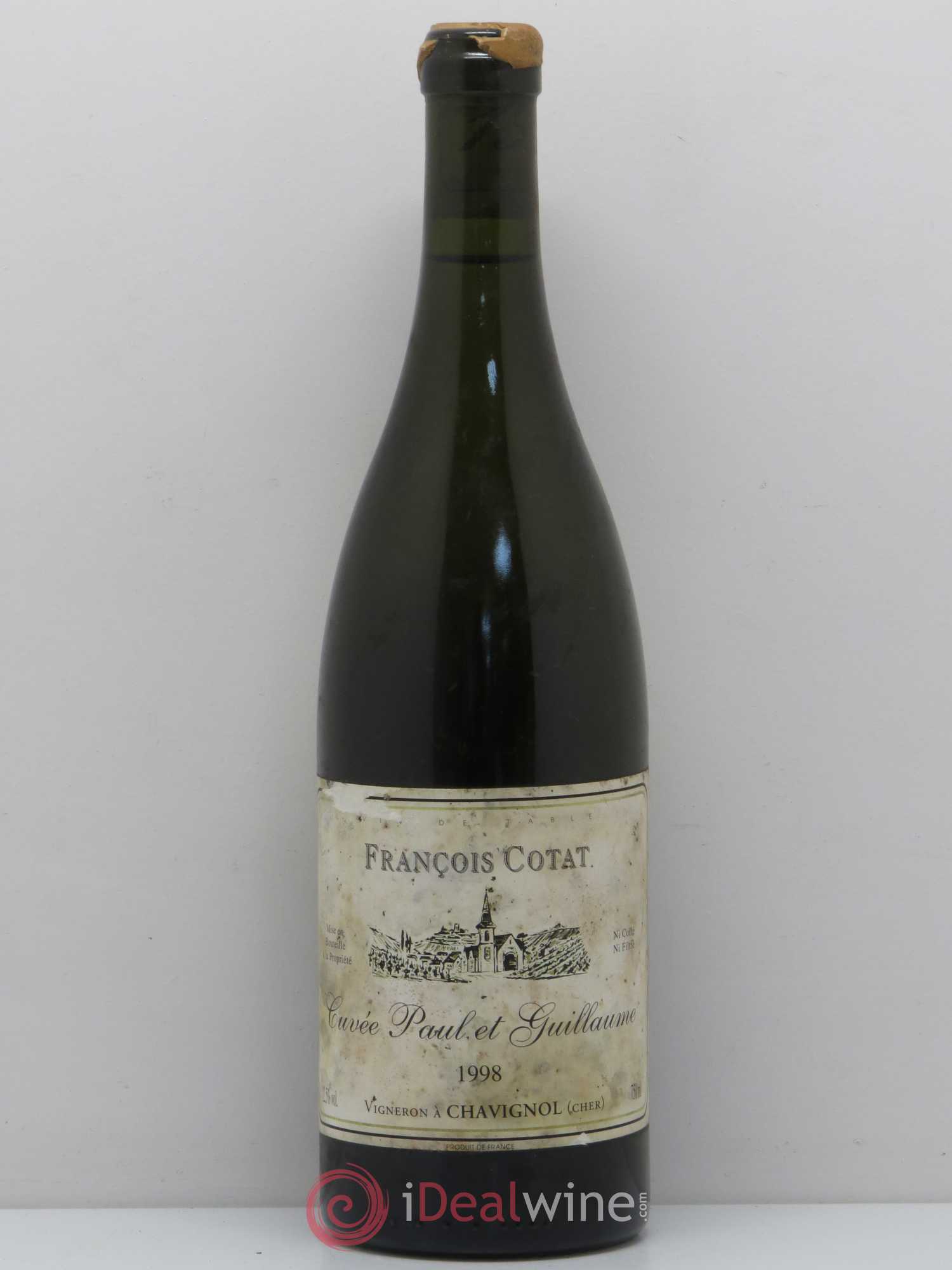 Sancerre Paul et Guillaume Domaine François Cotat 1998 - Posten von 1 Flasche - 0