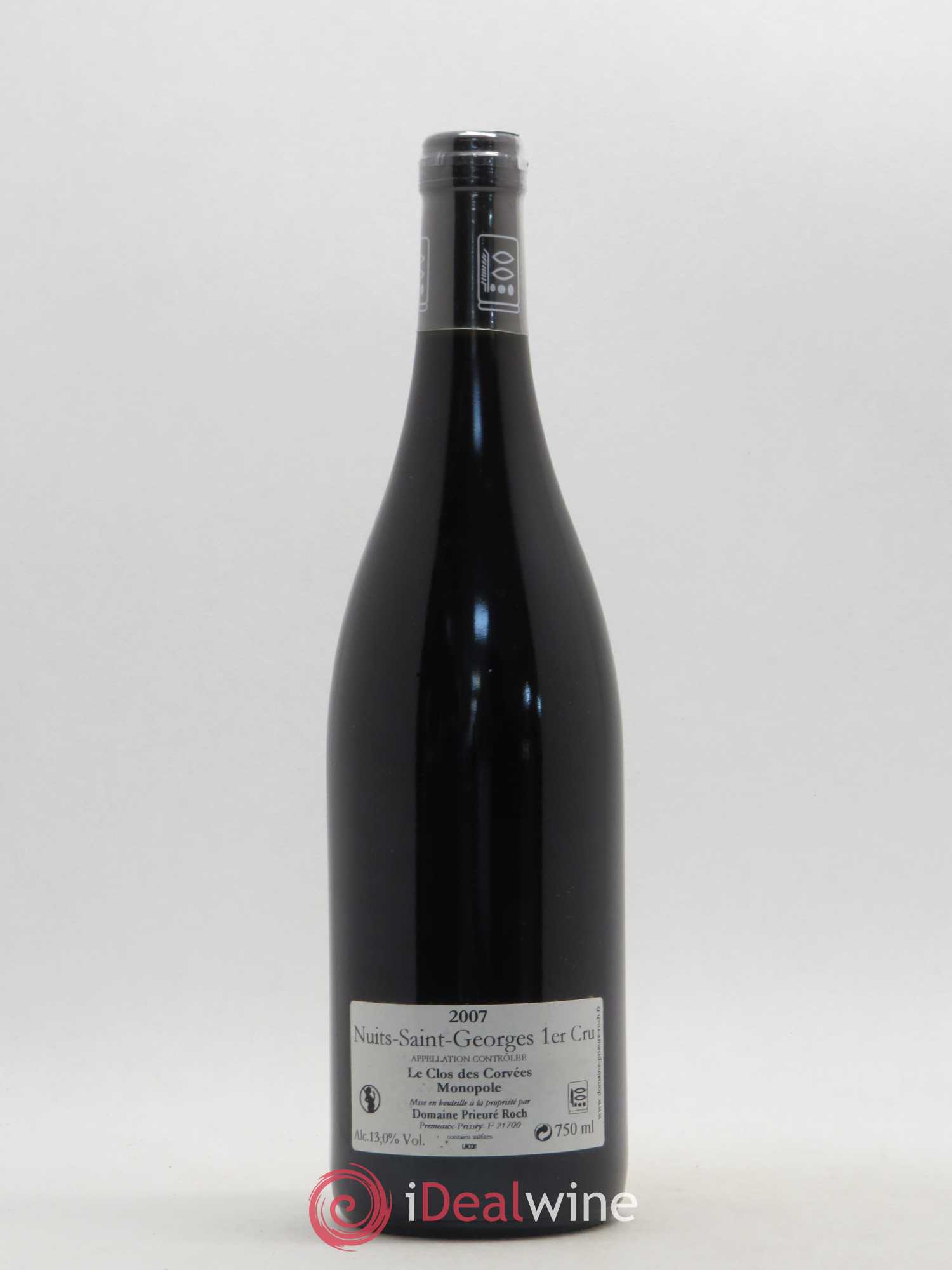 Nuits-Saint-Georges 1er Cru Le Clos des Corvées Prieuré Roch 2007 - Lot de 1 bouteille - 1