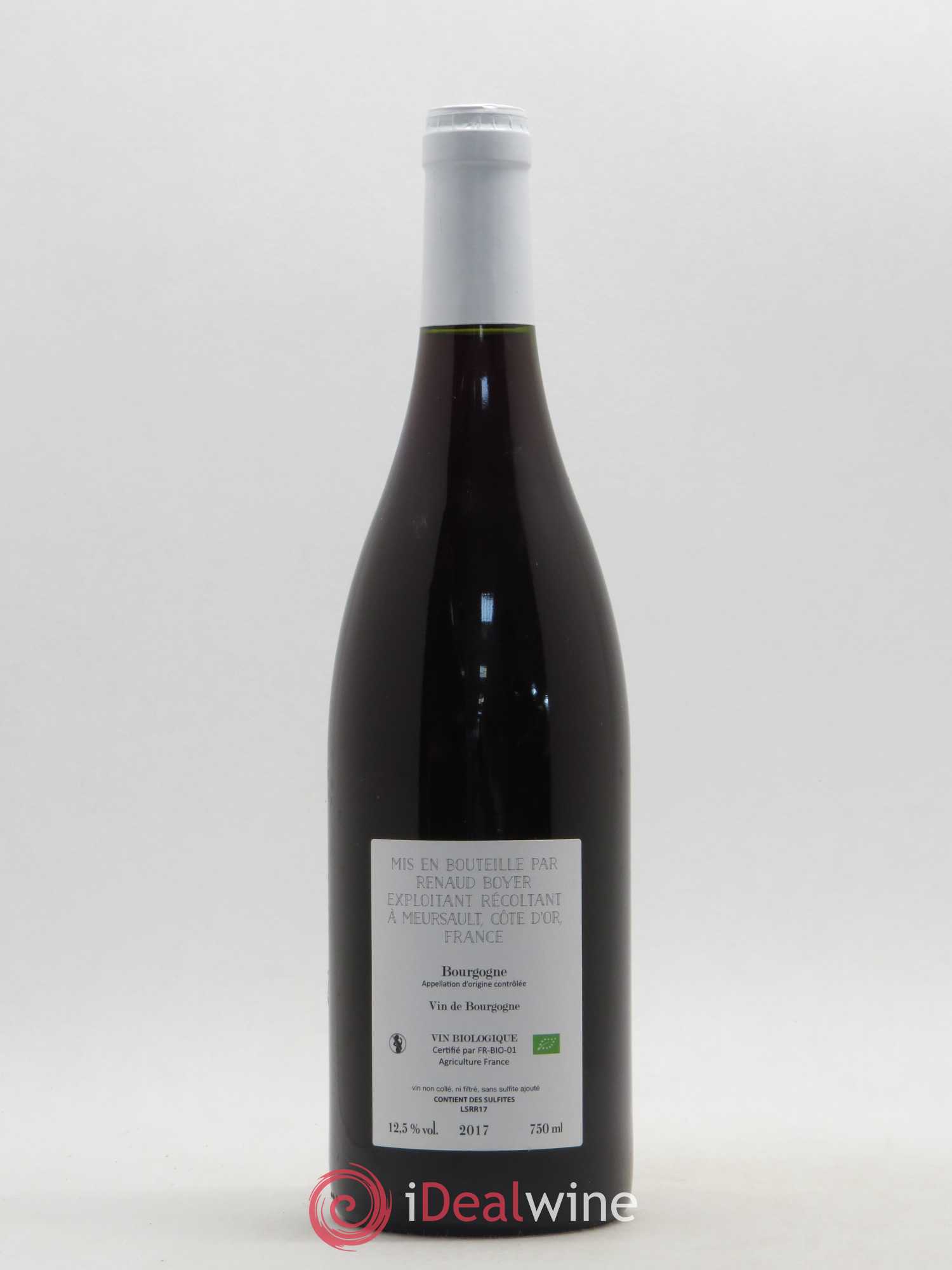 Bourgogne SR Renaud Boyer 2017 - Lot de 1 bouteille - 1