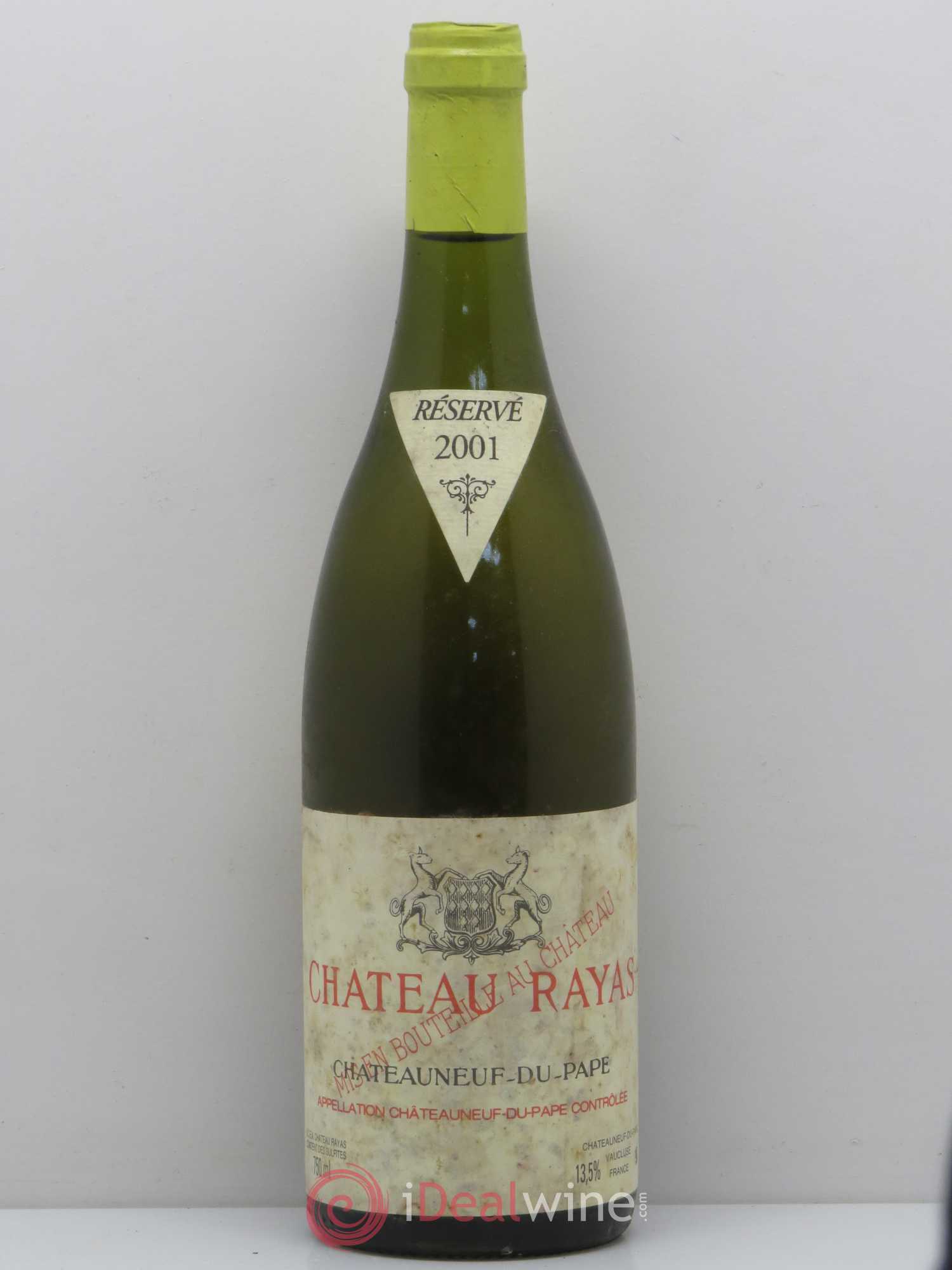 Châteauneuf-du-Pape Château Rayas Emmanuel Reynaud 2001 - Lot de 1 bouteille - 0