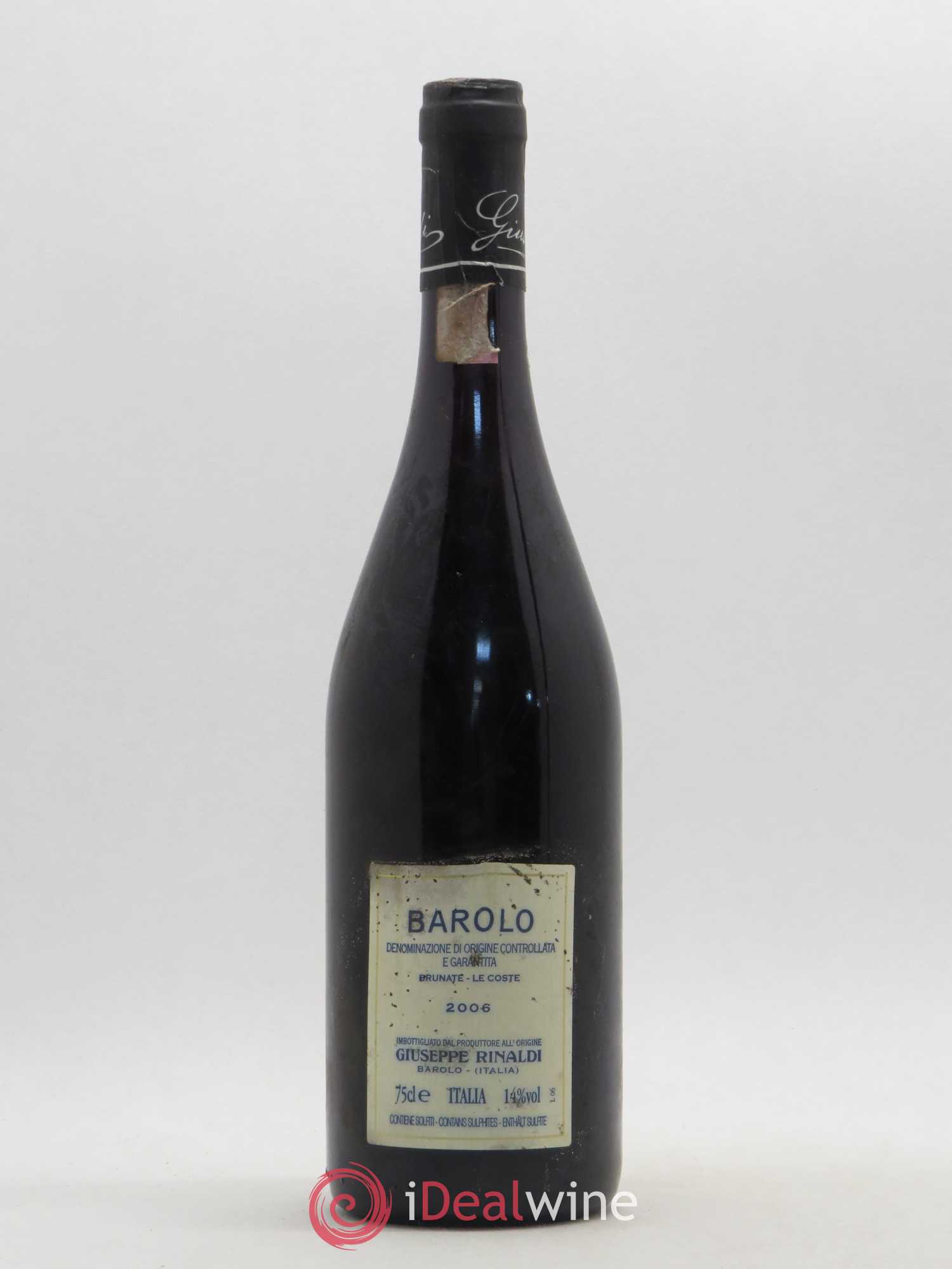 Barolo DOCG Brunate Giuseppe Rinaldi Le Coste 2006 - Posten von 1 Flasche - 1