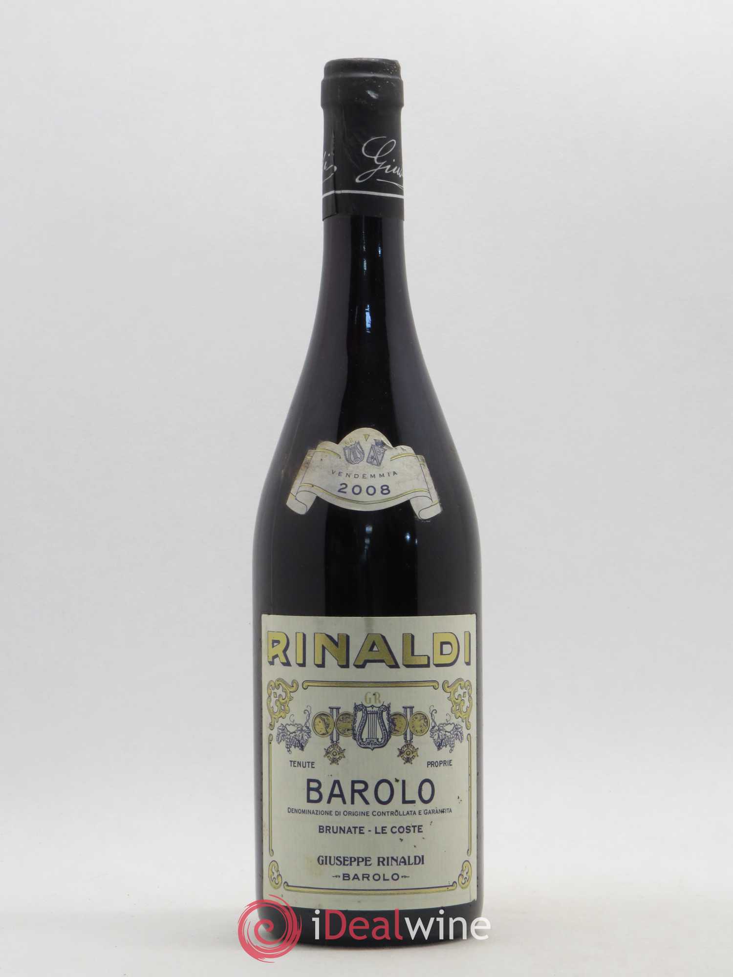 Barolo DOCG Brunate Giuseppe Rinaldi Le Coste 2008 - Lot de 1 bouteille - 0