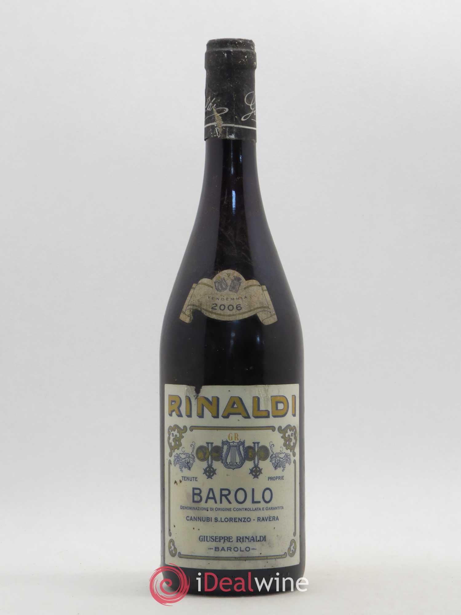 Barolo DOCG Cannubi San Lorenzo Ravera Giuseppe Rinaldi 2006 - Lot of 1 bottle - 0