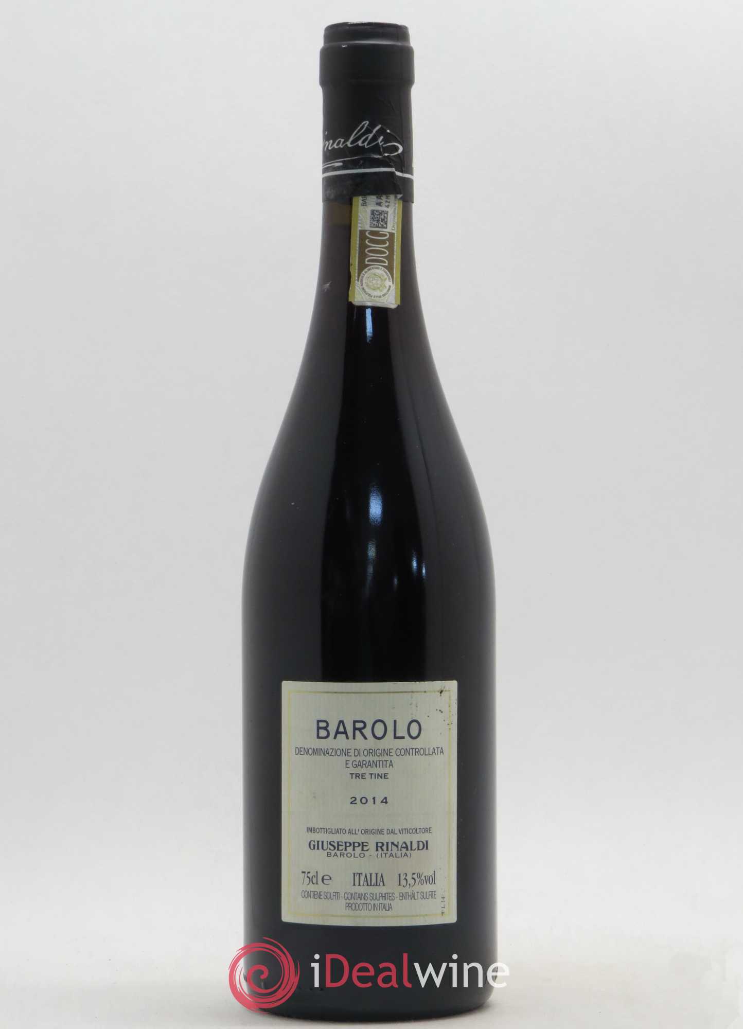 Barolo DOCG Tre Tine Giuseppe Rinaldi 2014 - Lot de 1 bouteille - 1