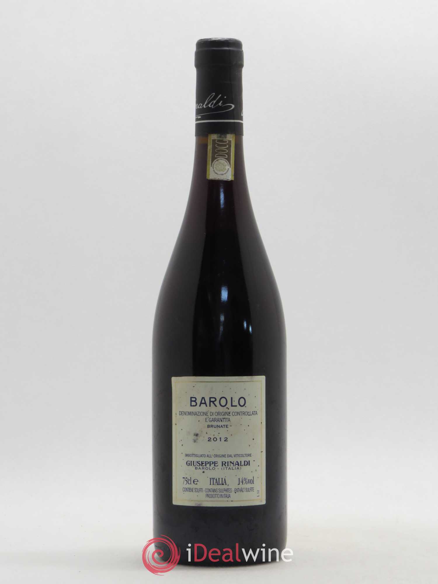 Barolo DOCG Brunate Giuseppe Rinaldi 2012 - Lot of 1 bottle - 1