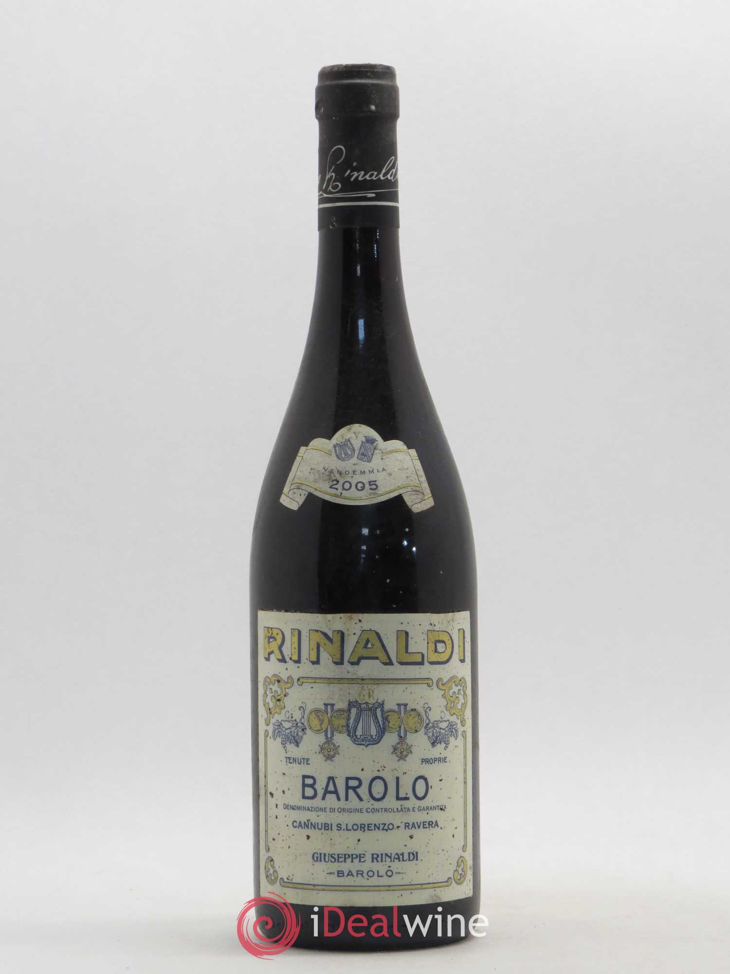 Barolo DOCG Cannubi San Lorenzo Ravera Giuseppe Rinaldi 2005 - Lot de 1 bouteille - 0