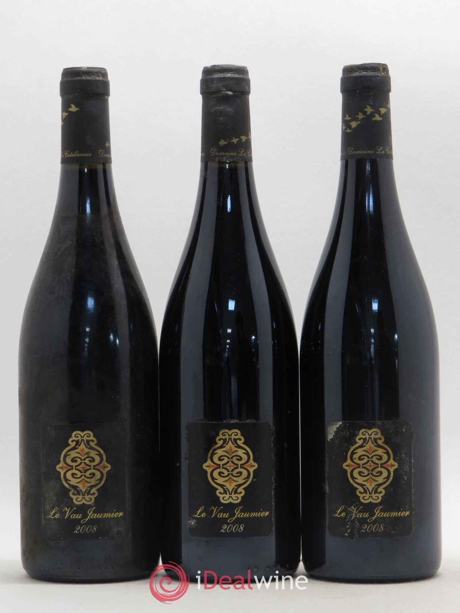Saint-Nicolas de Bourgueil Le Vau Jaumier 2008 - Posten von 3 Flaschen - 0