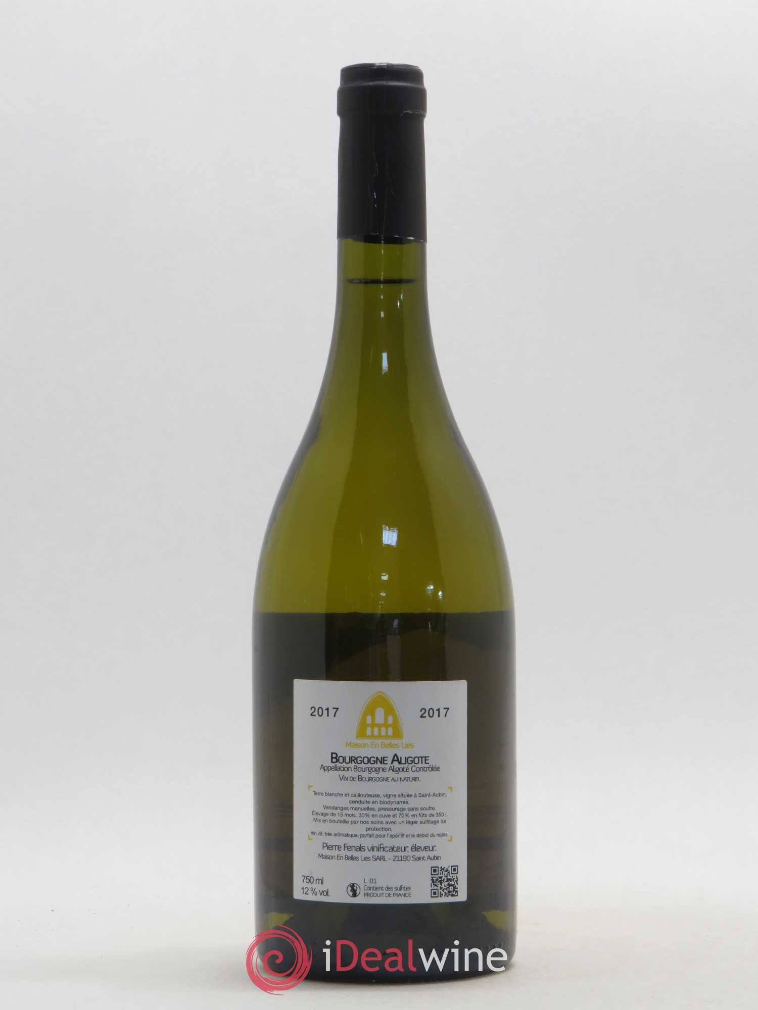 Bourgogne Aligoté Maison En Belles Lies 2017 - Lot de 1 bouteille - 1