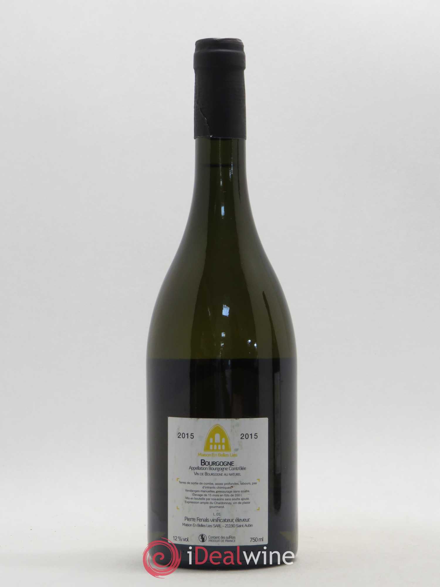 Bourgogne Maison En Belles Lies 2015 - Lot de 1 bouteille - 1
