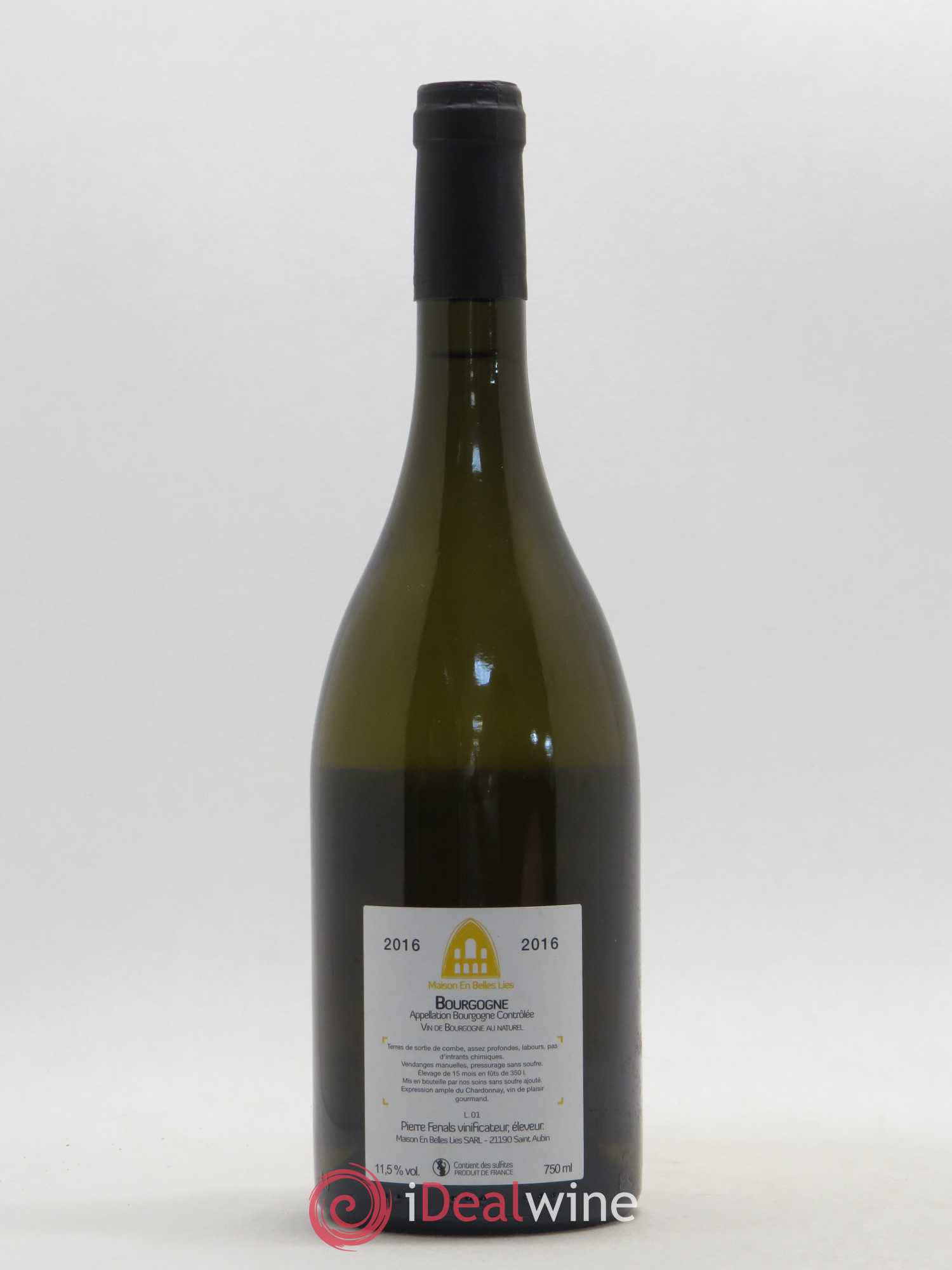 Bourgogne Maison En Belles Lies 2016 - Lot de 1 bouteille - 1