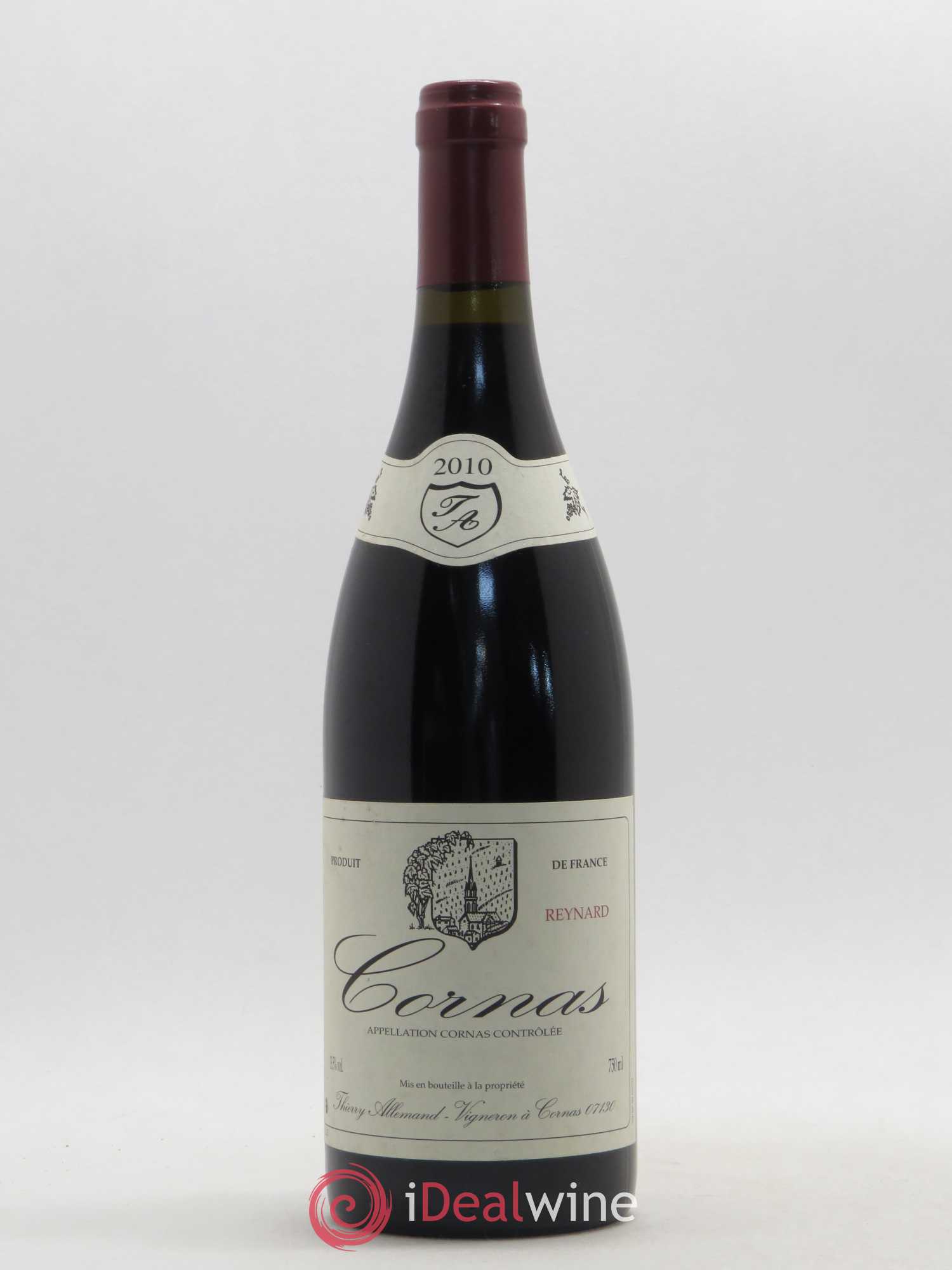 Cornas Reynard Thierry Allemand 2010 - Lot de 1 bouteille - 0