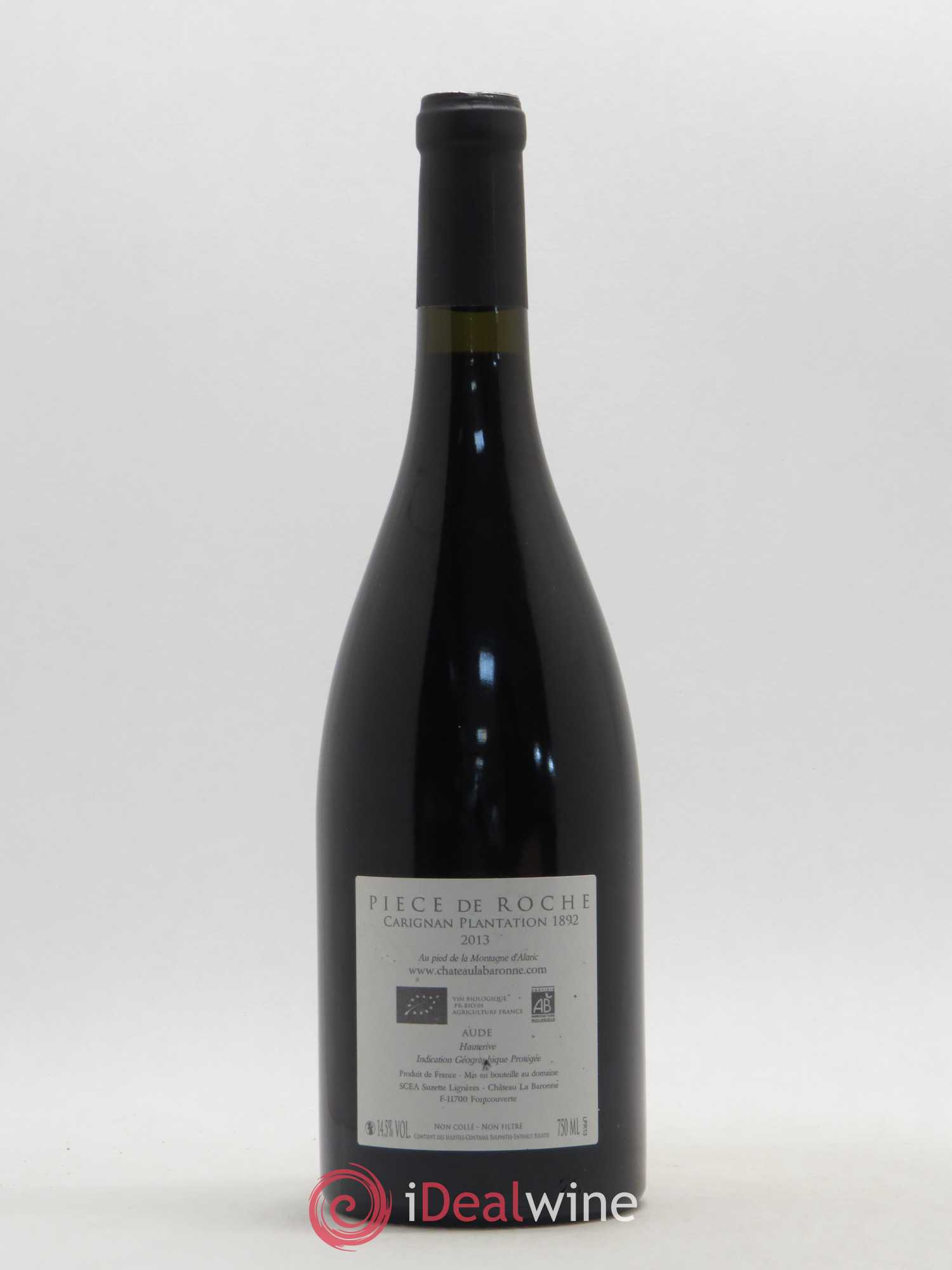 Languedoc IGP Aude Pièce de Roche La Baronne 2013 - Lot de 1 bouteille - 1