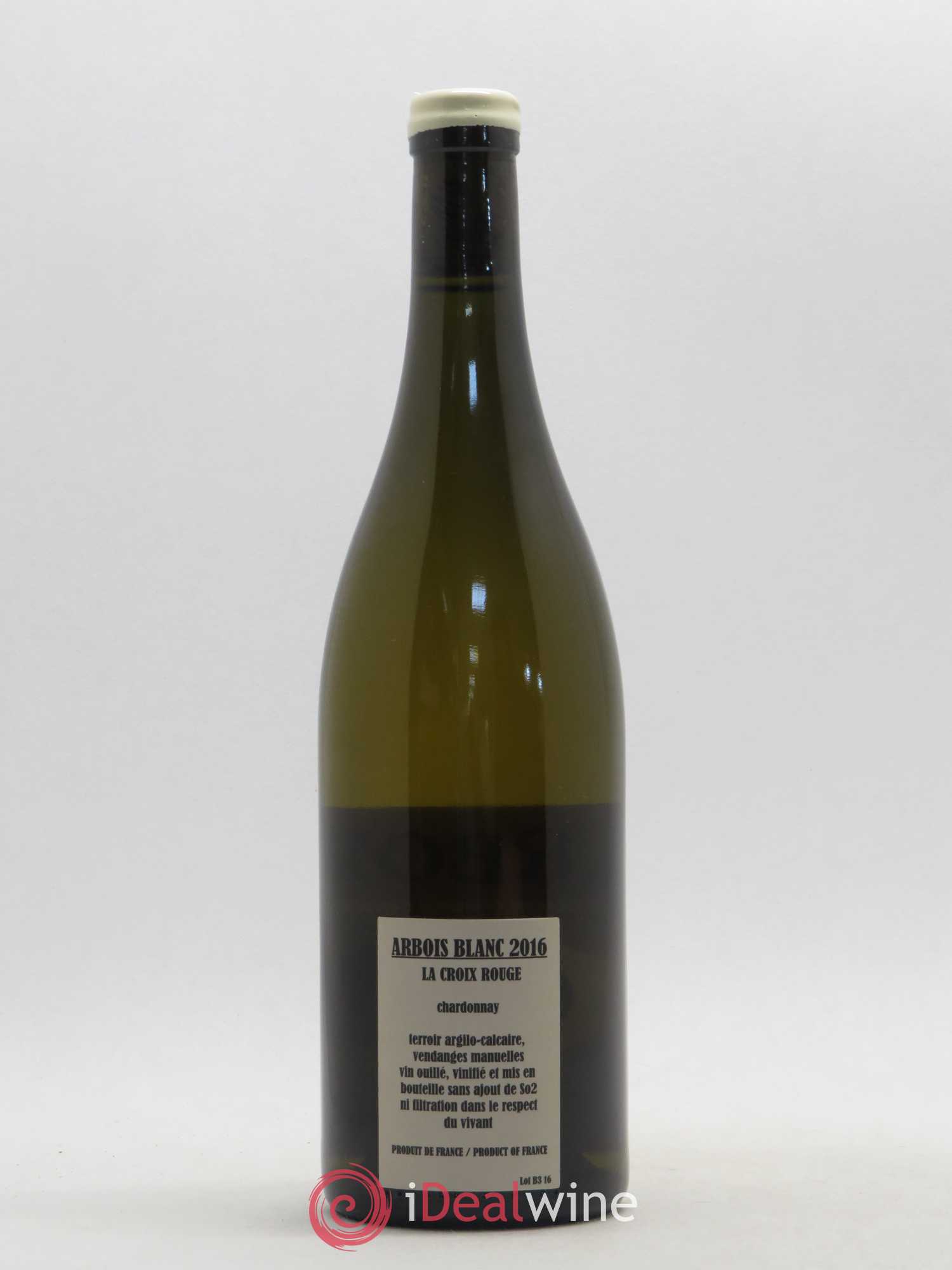 Arbois Chardonnay La Croix Rouge Adeline Houillon & Renaud Bruyère 2016 - Lot de 1 bouteille - 1