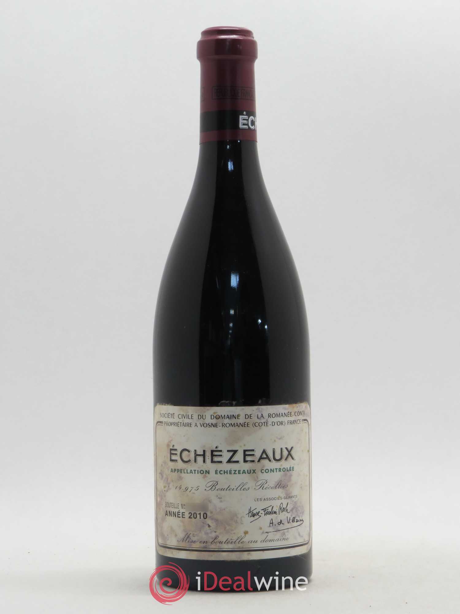 Echezeaux Grand Cru Domaine de la Romanée-Conti 2010 - Lot de 1 bouteille - 0