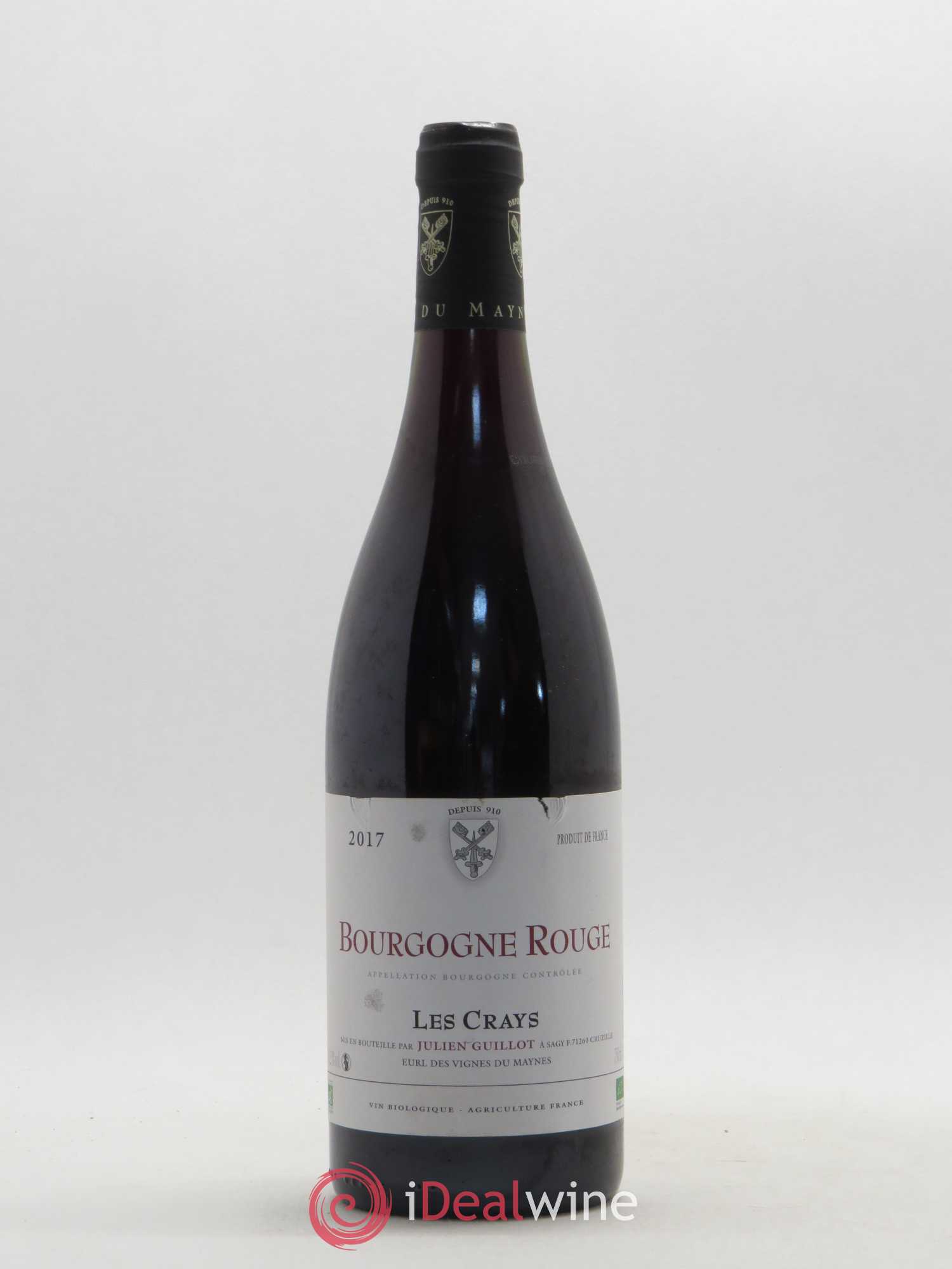 Bourgogne Les Crays Clos des Vignes du Mayne - Julien Guillot 2017 - Posten von 1 Flasche - 0