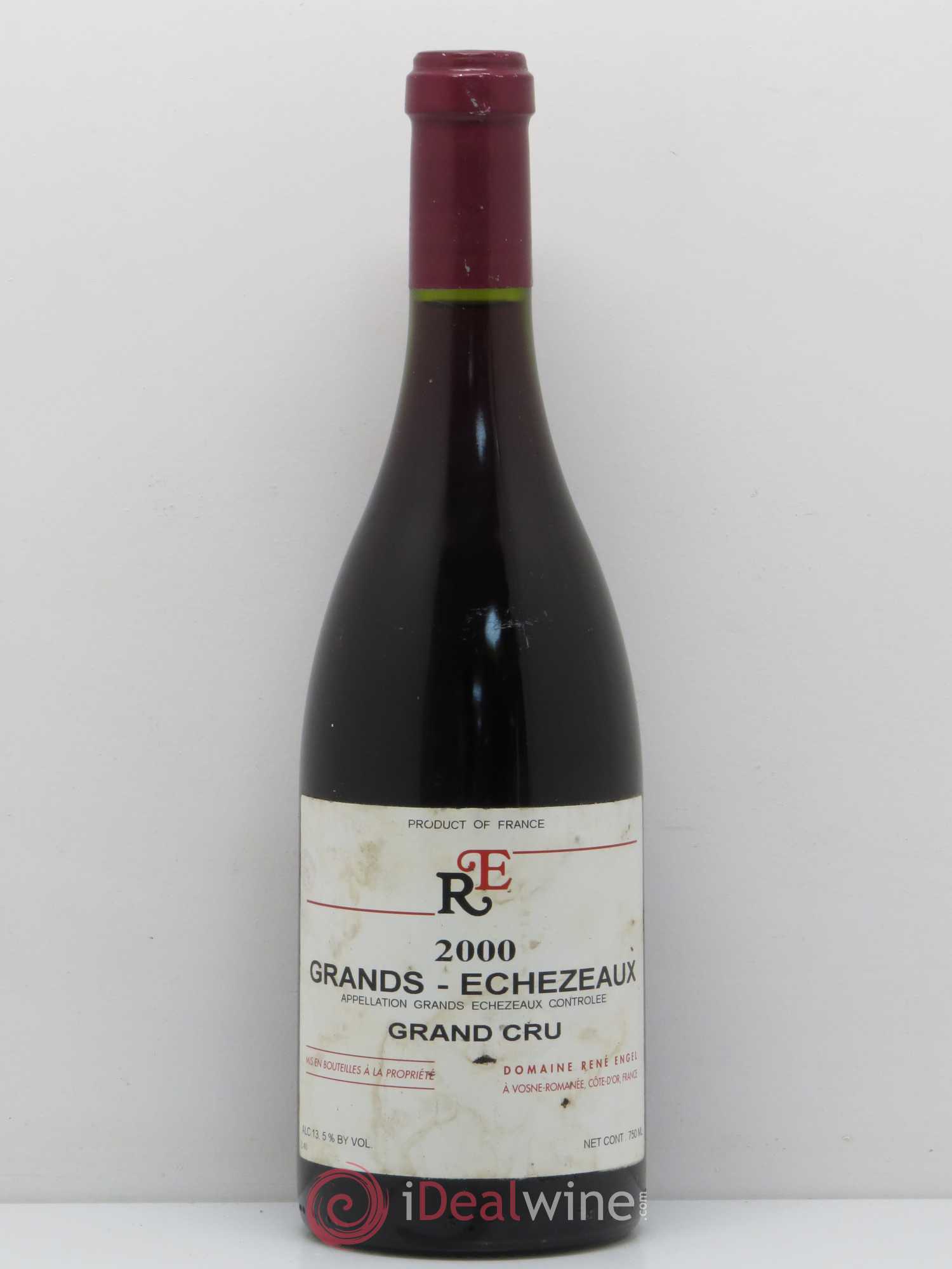 Grands-Echezeaux Grand Cru Domaine René Engel - Domaine Eugénie 2000 - Lot de 1 bouteille - 0