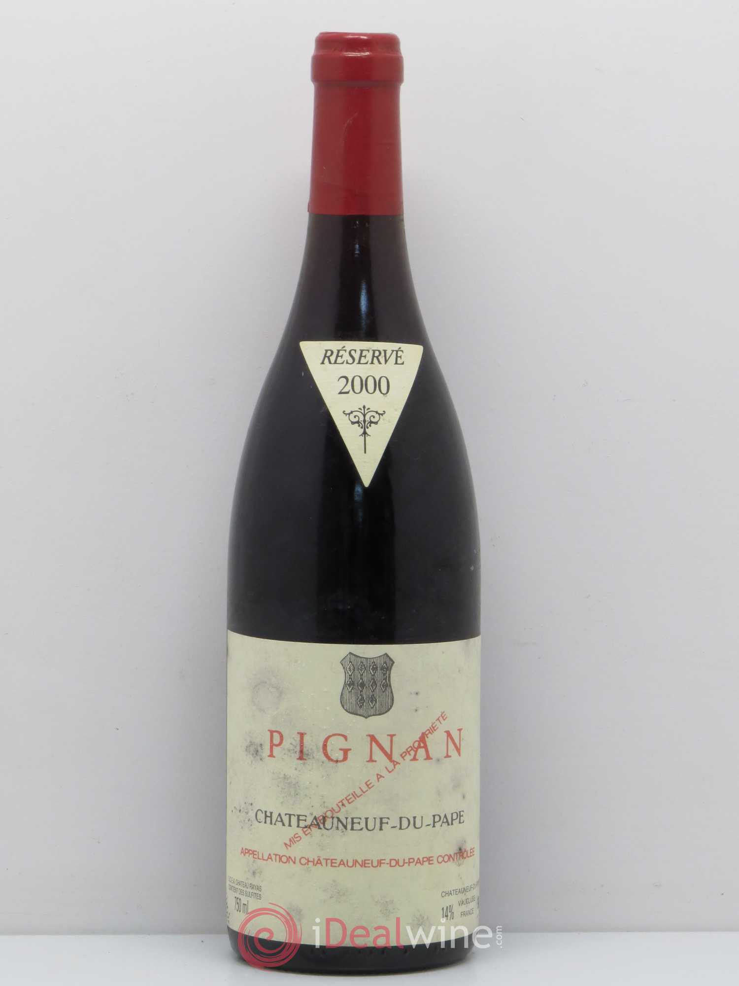Châteauneuf-du-Pape Pignan Emmanuel Reynaud 2000 - Lot de 1 bouteille - 0