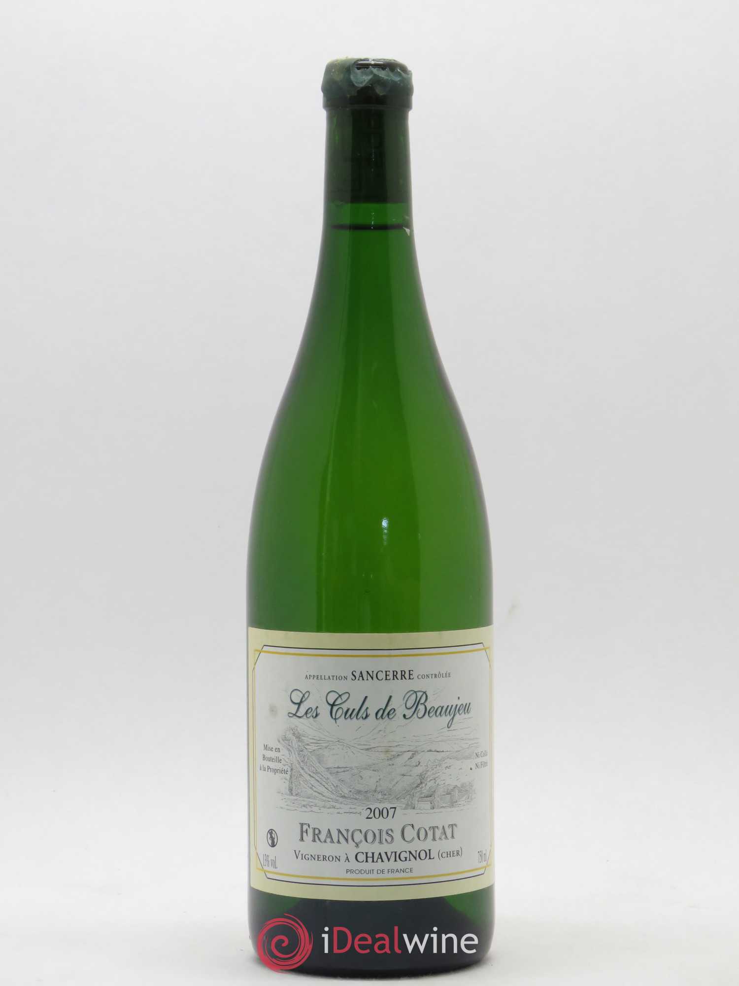 Sancerre Les Culs de Beaujeu François Cotat 2007 - Lot de 1 bouteille - 0