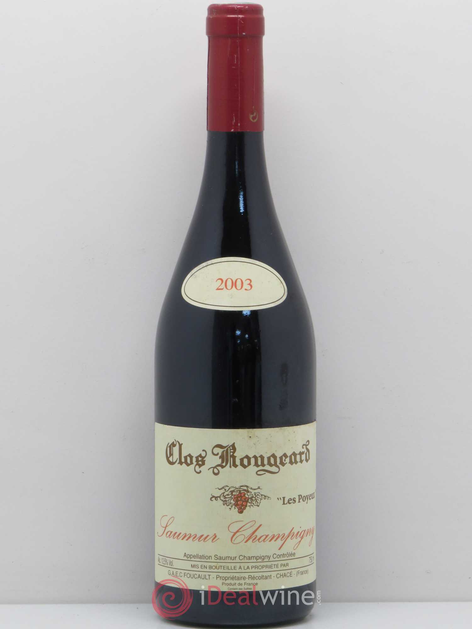 Saumur-Champigny Les Poyeux Clos Rougeard 2003 - Lot de 1 bouteille - 0