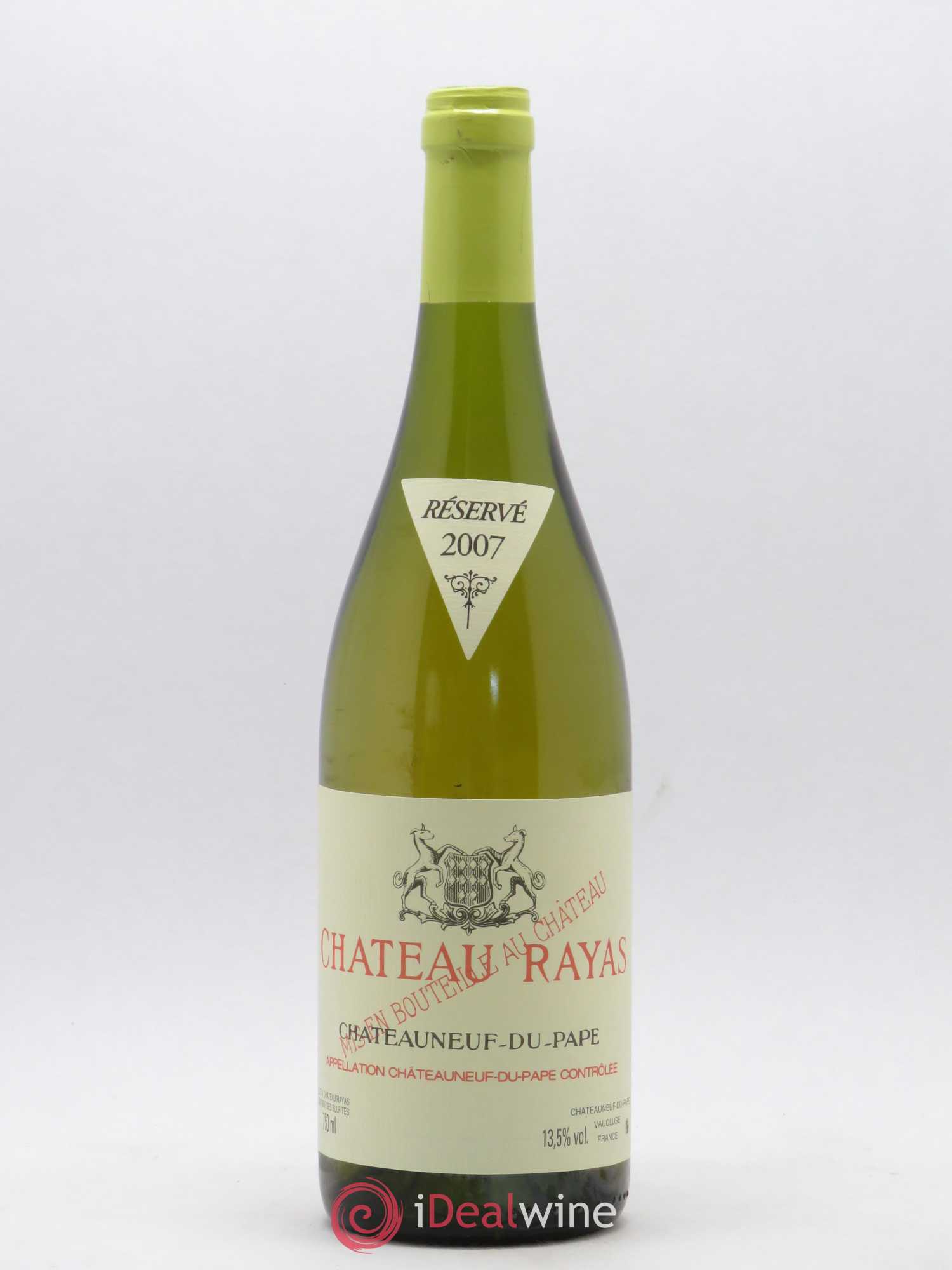 Châteauneuf-du-Pape Château Rayas Emmanuel Reynaud 2007 - Lot de 1 bouteille - 0