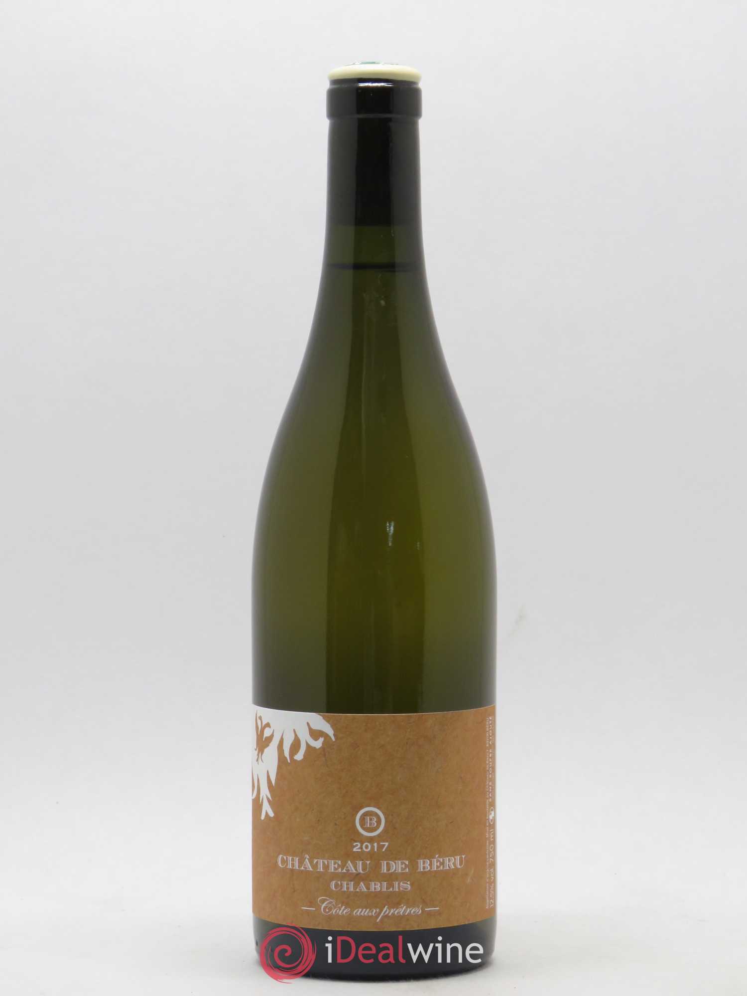 Chablis La Côte aux Prêtres Sans So2 Athenaïs de Beru 2017 - Posten von 1 Flasche - 0
