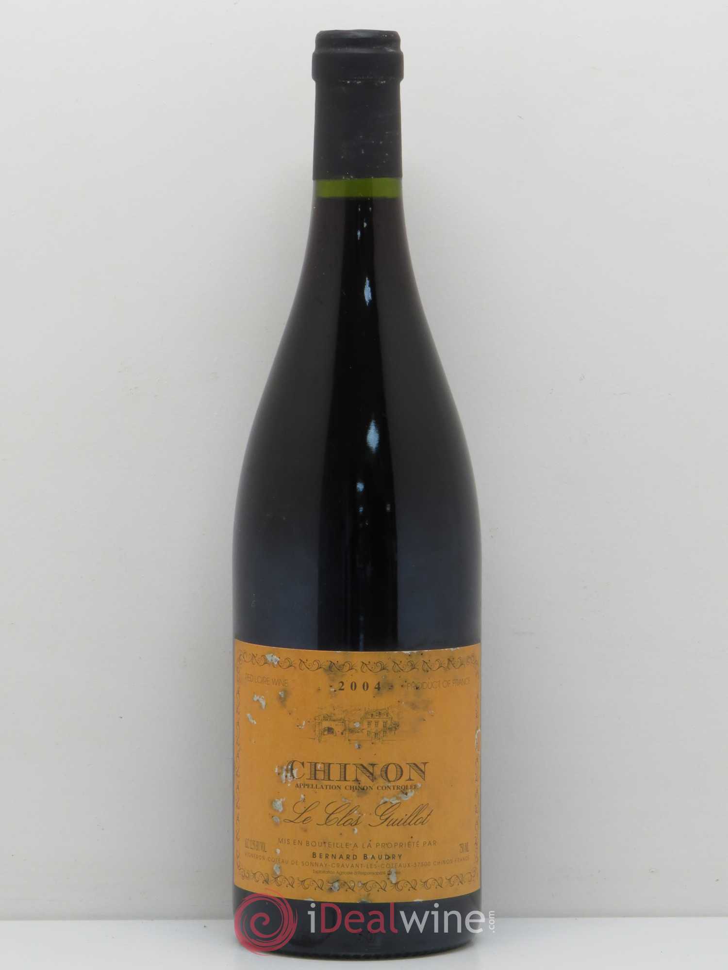 Chinon Le Clos Guillot Bernard Baudry 2004 - Lot de 1 bouteille - 0