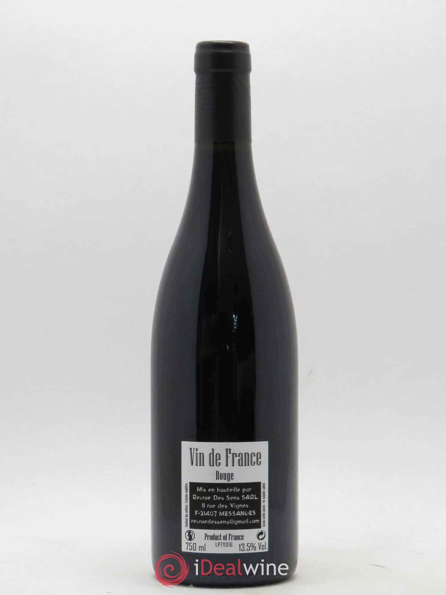 Vin de France Les Ponts Domaine Recrue des Sens - Yann Durieux 2016 - Posten von 1 Flasche - 1
