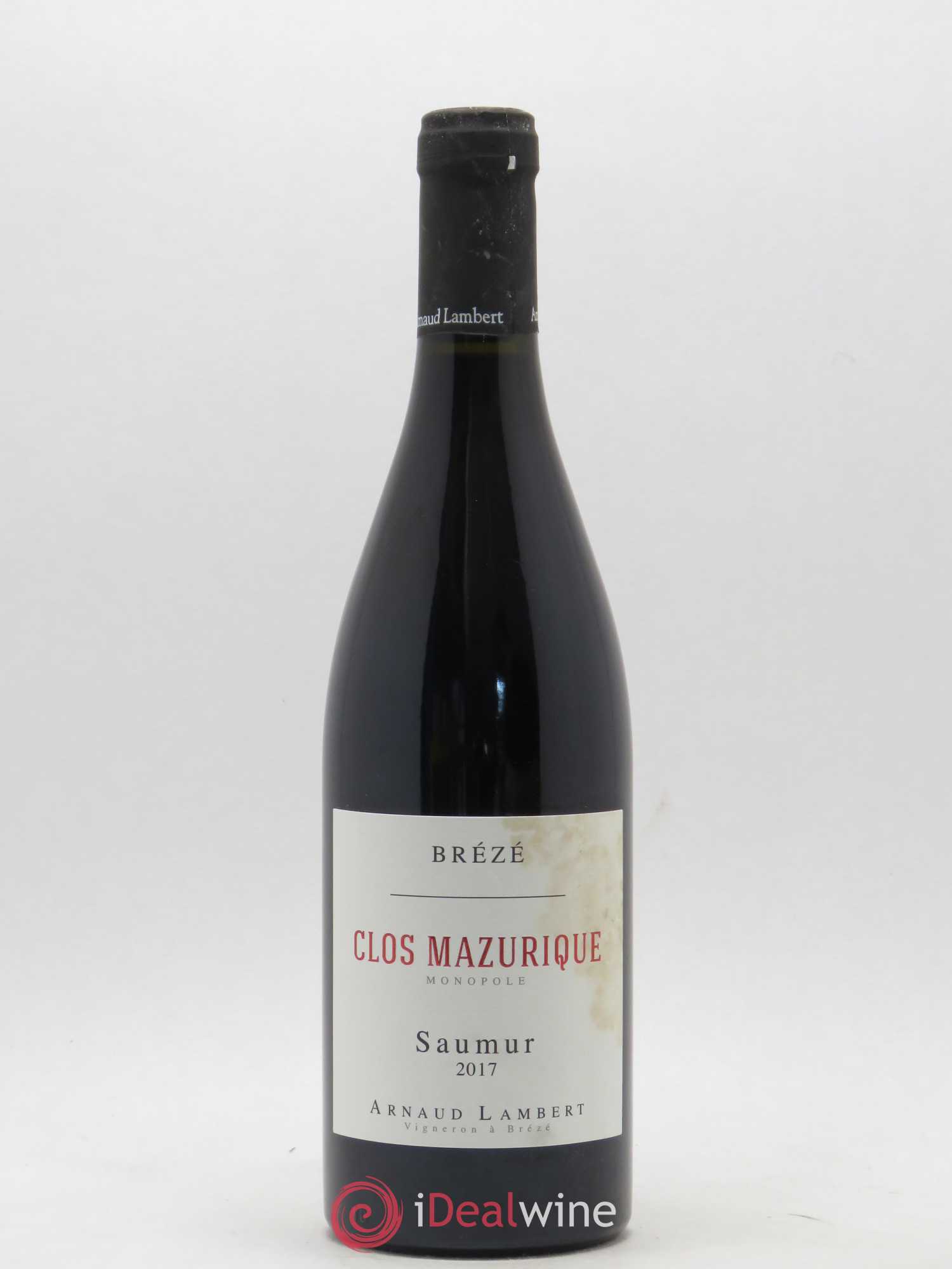 Saumur Clos Mazurique Château de Brézé Arnaud Lambert 2017 - Lot de 1 bouteille - 0