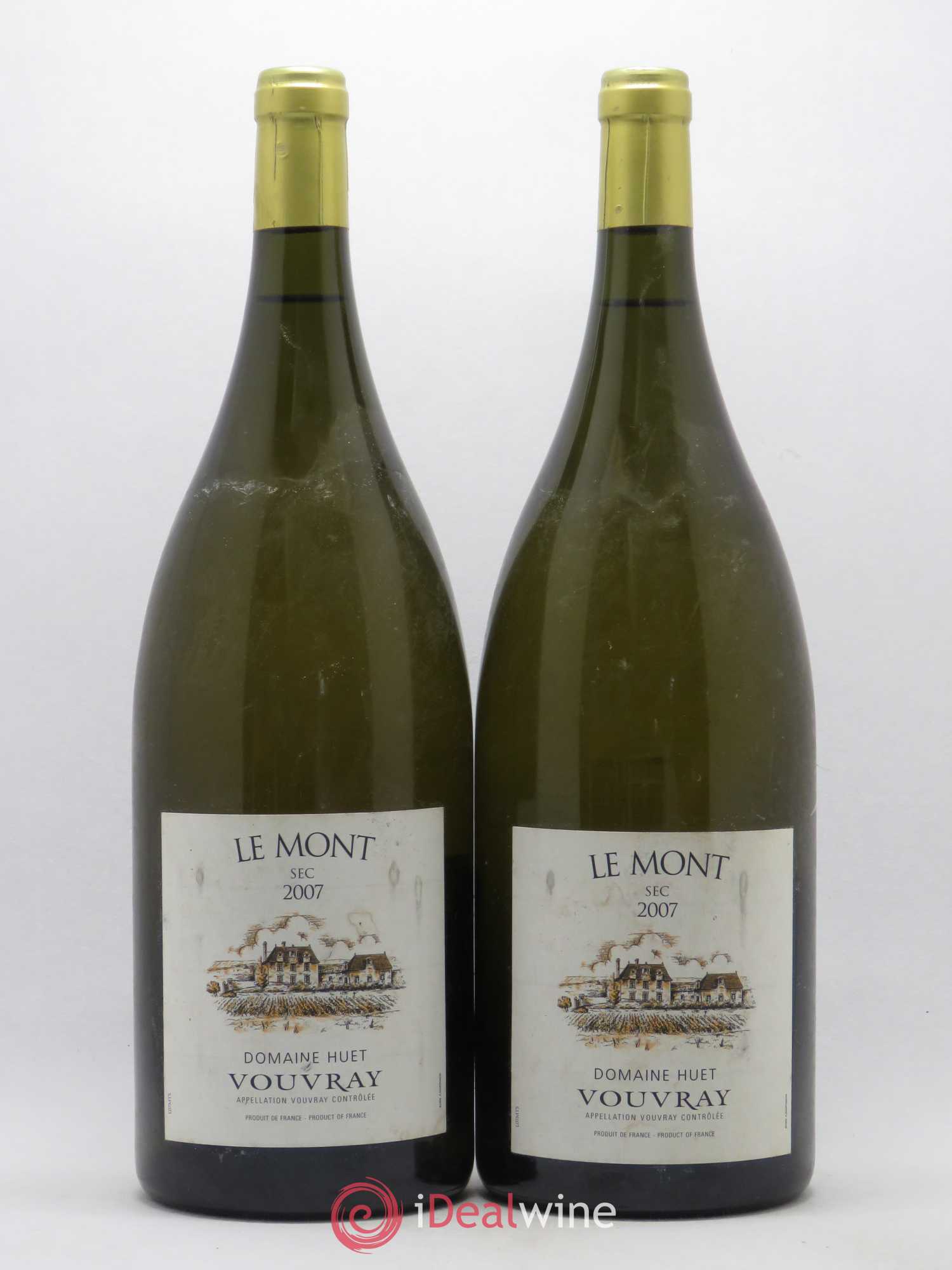 Vouvray Le Mont Sec Domaine Huet 2007 - Lot de 2 magnums - 0