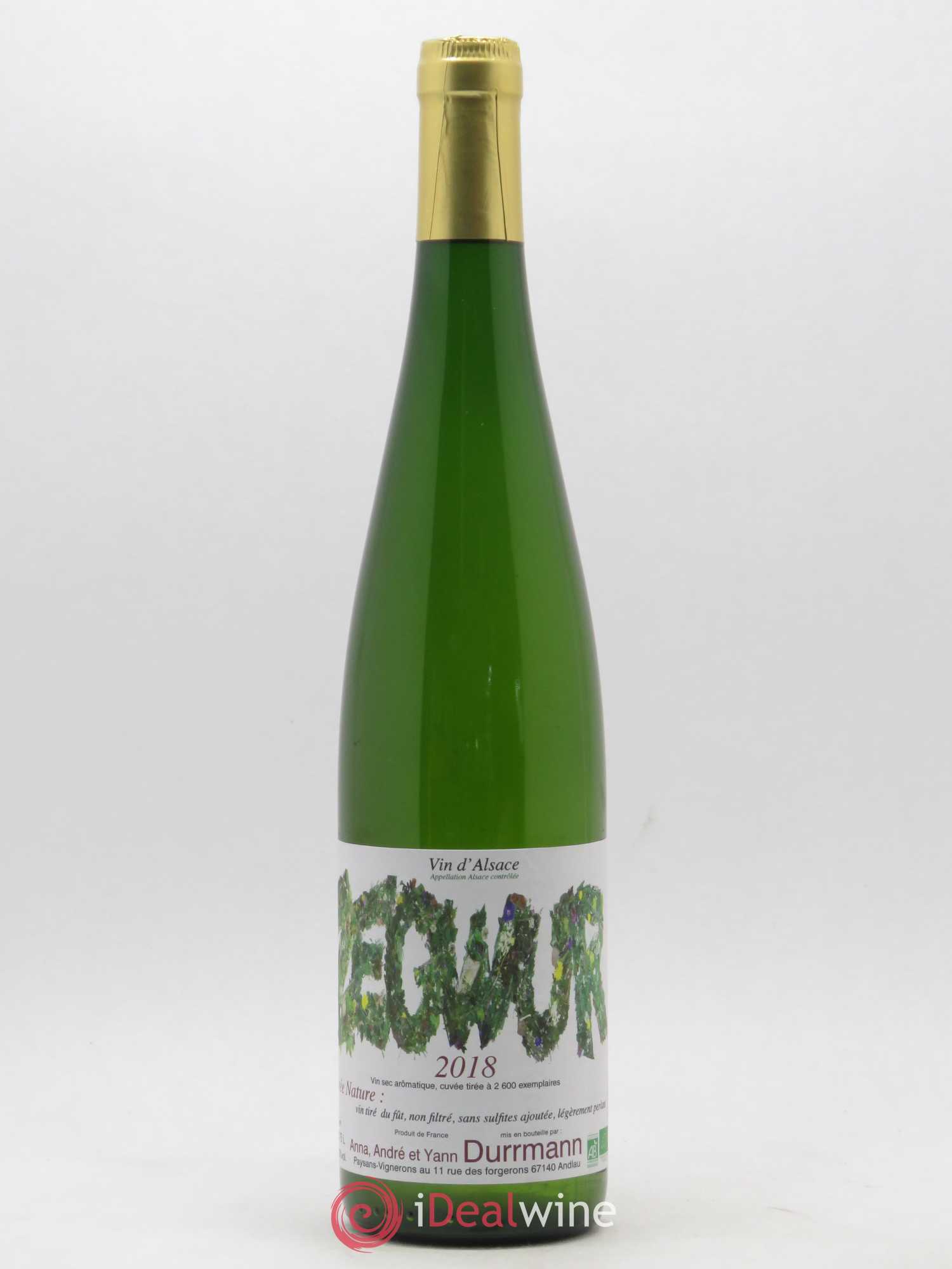 Alsace Zegwur Durrmann 2018 - Posten von 1 Flasche - 0
