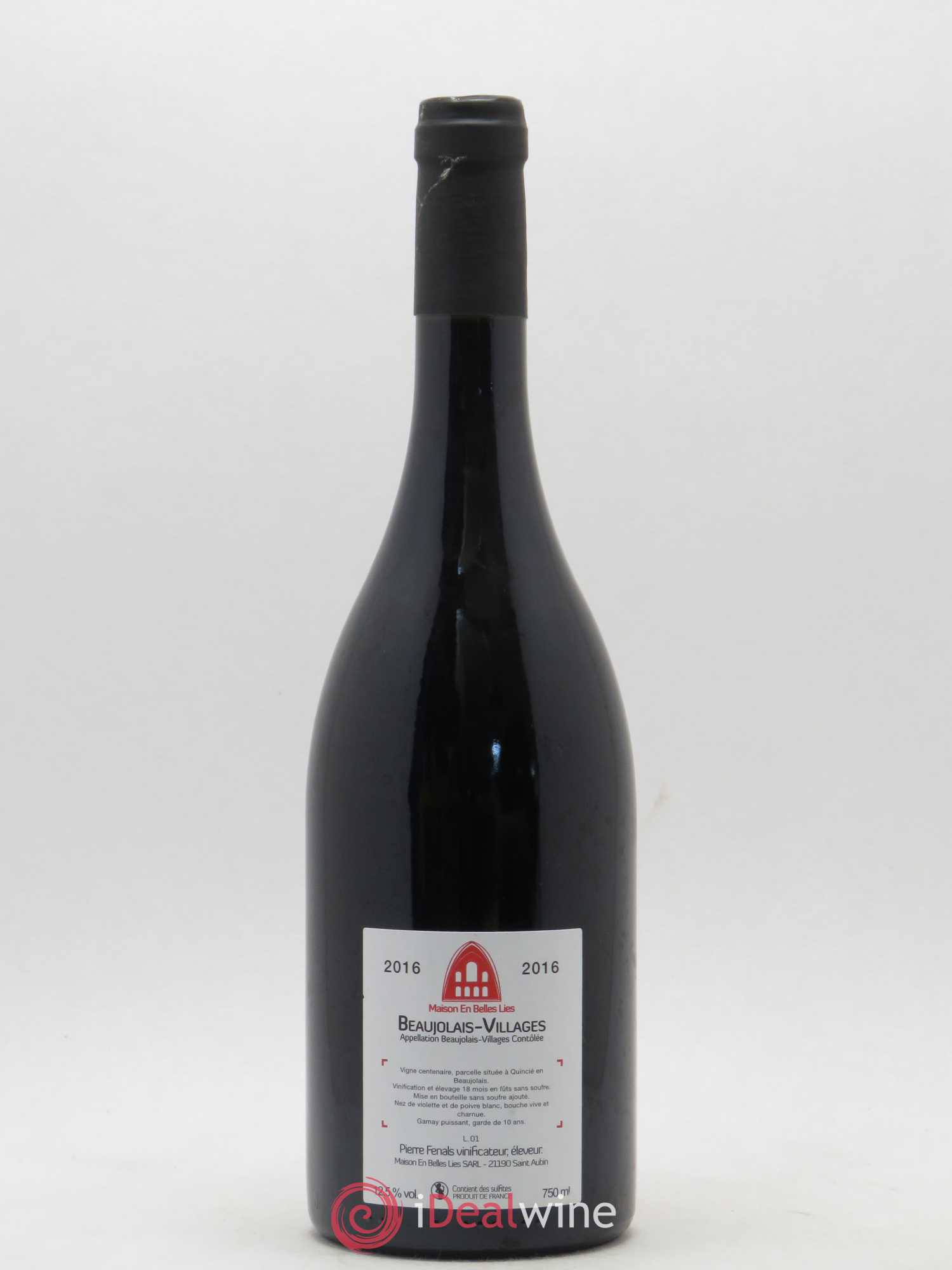Beaujolais Villages Maison En Belles Lies 2016 - Lot de 1 bouteille - 1