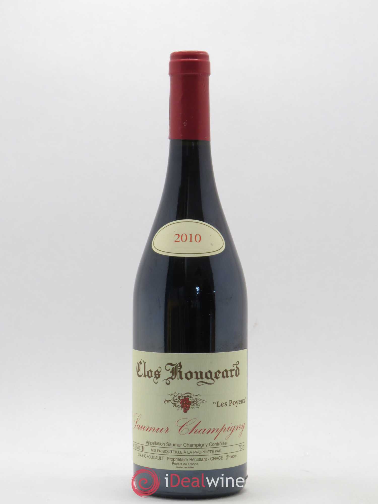 Saumur-Champigny Les Poyeux Clos Rougeard 2010 - Lot de 1 bouteille - 0