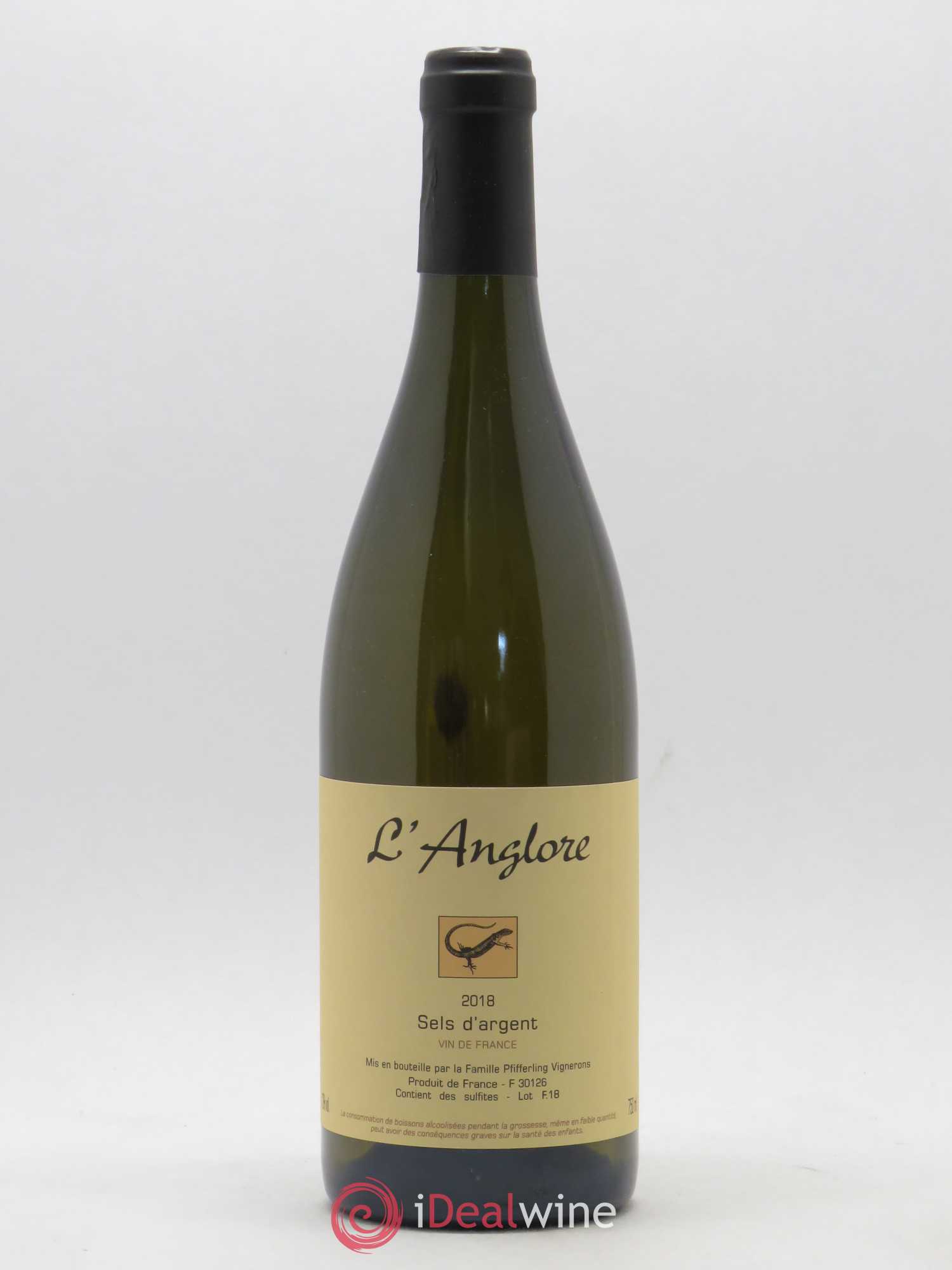 Vin de France Sels d'argent L'Anglore 2018 - Lot de 1 bouteille - 0