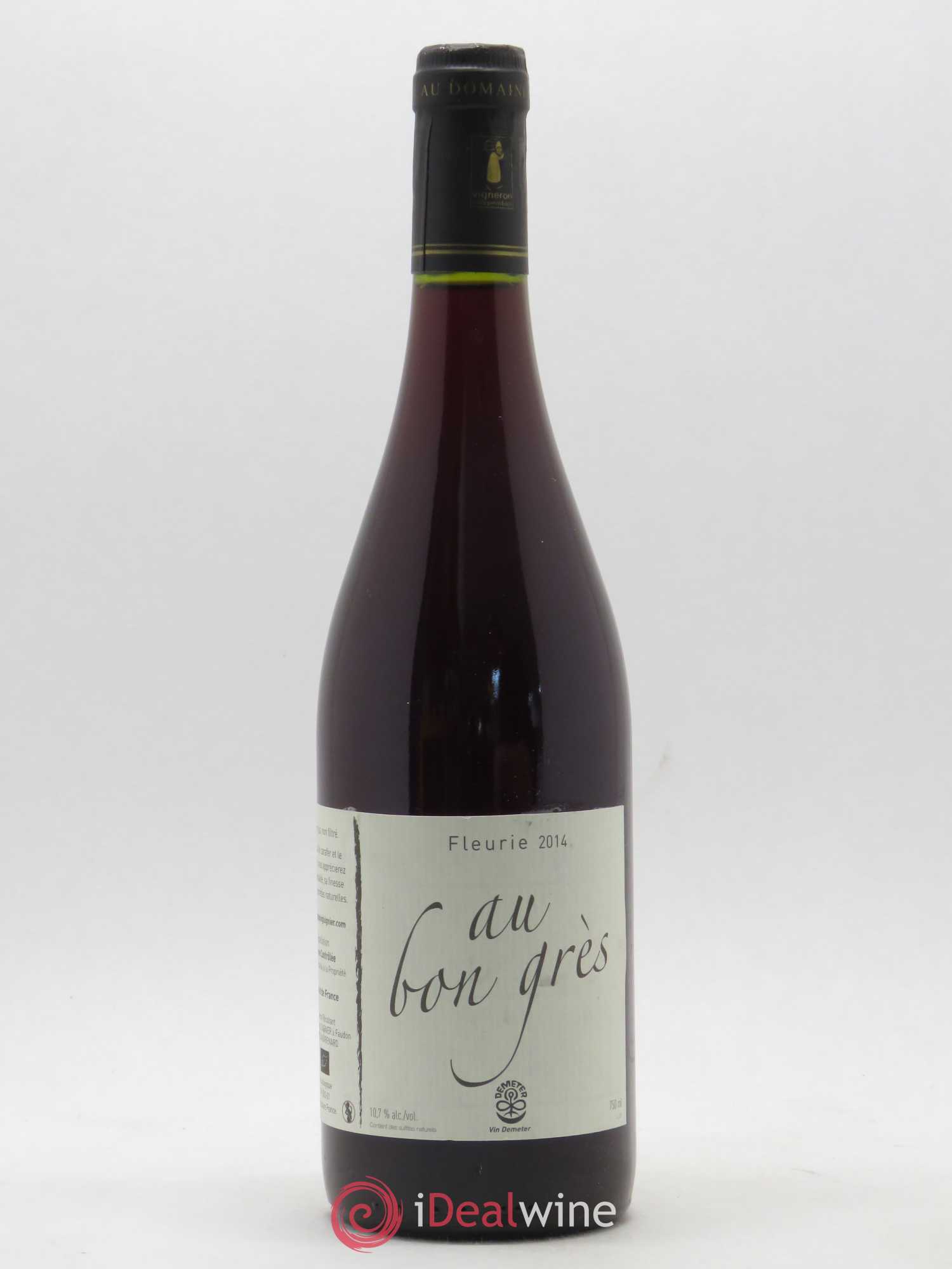 Fleurie Au bon grès M. Guignier 2014 - Posten von 1 Flasche - 0