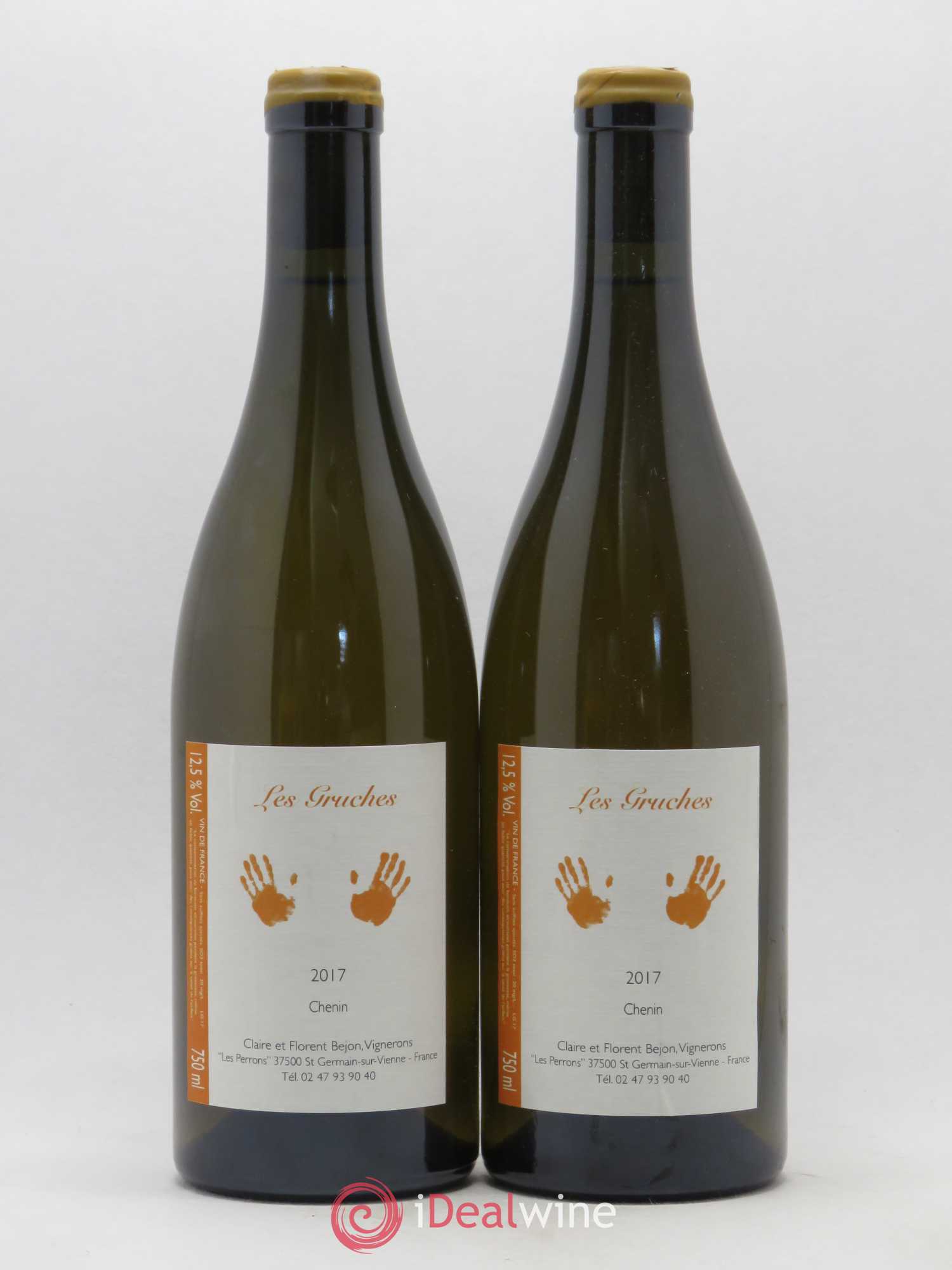 Vin de France Les Gruches Béjon 2017 - Posten von 2 Flaschen - 0