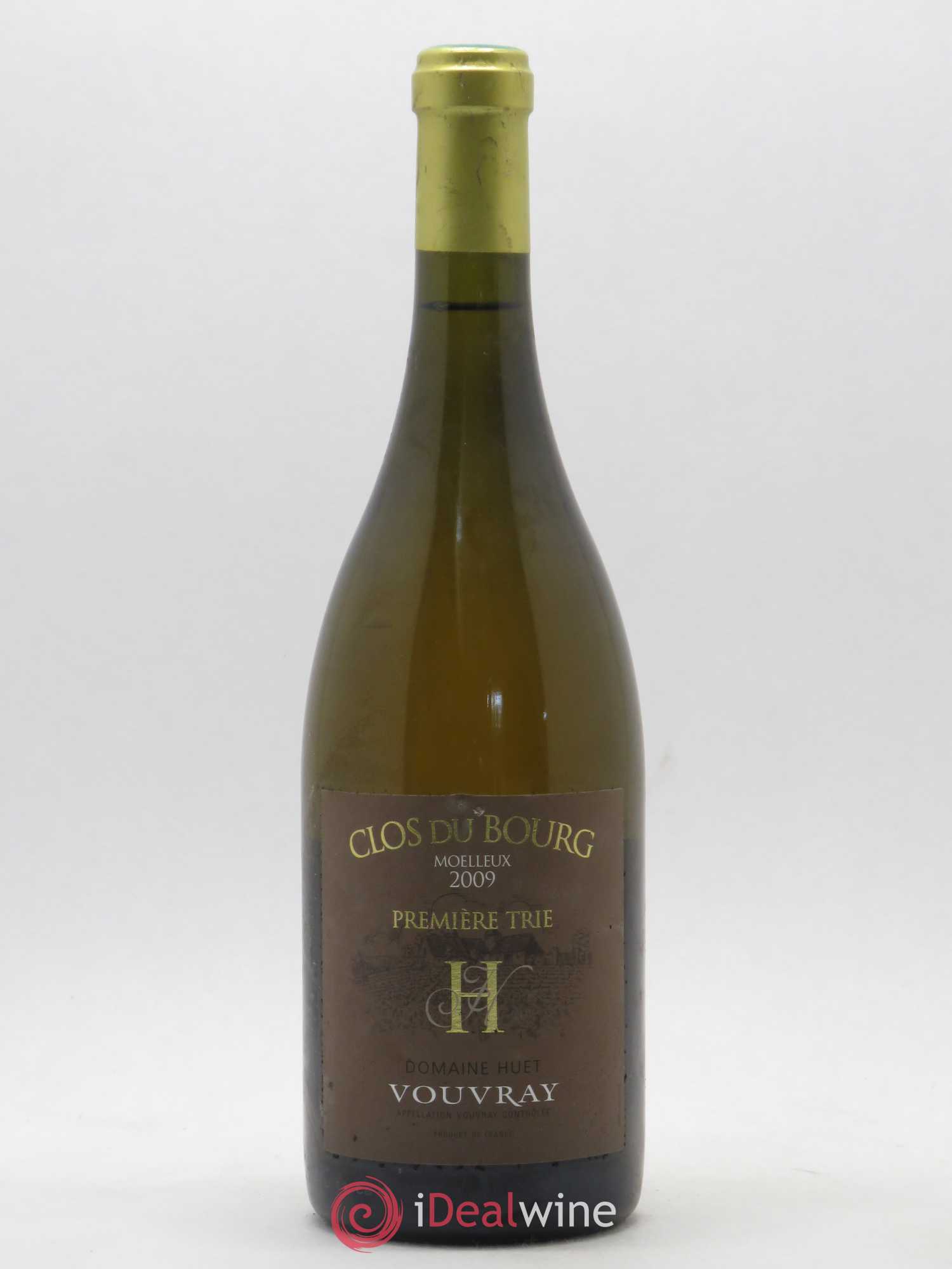 Vouvray Clos du Bourg Moelleux 1ère trie Domaine Huet 2009 - Lot de 1 bouteille - 0